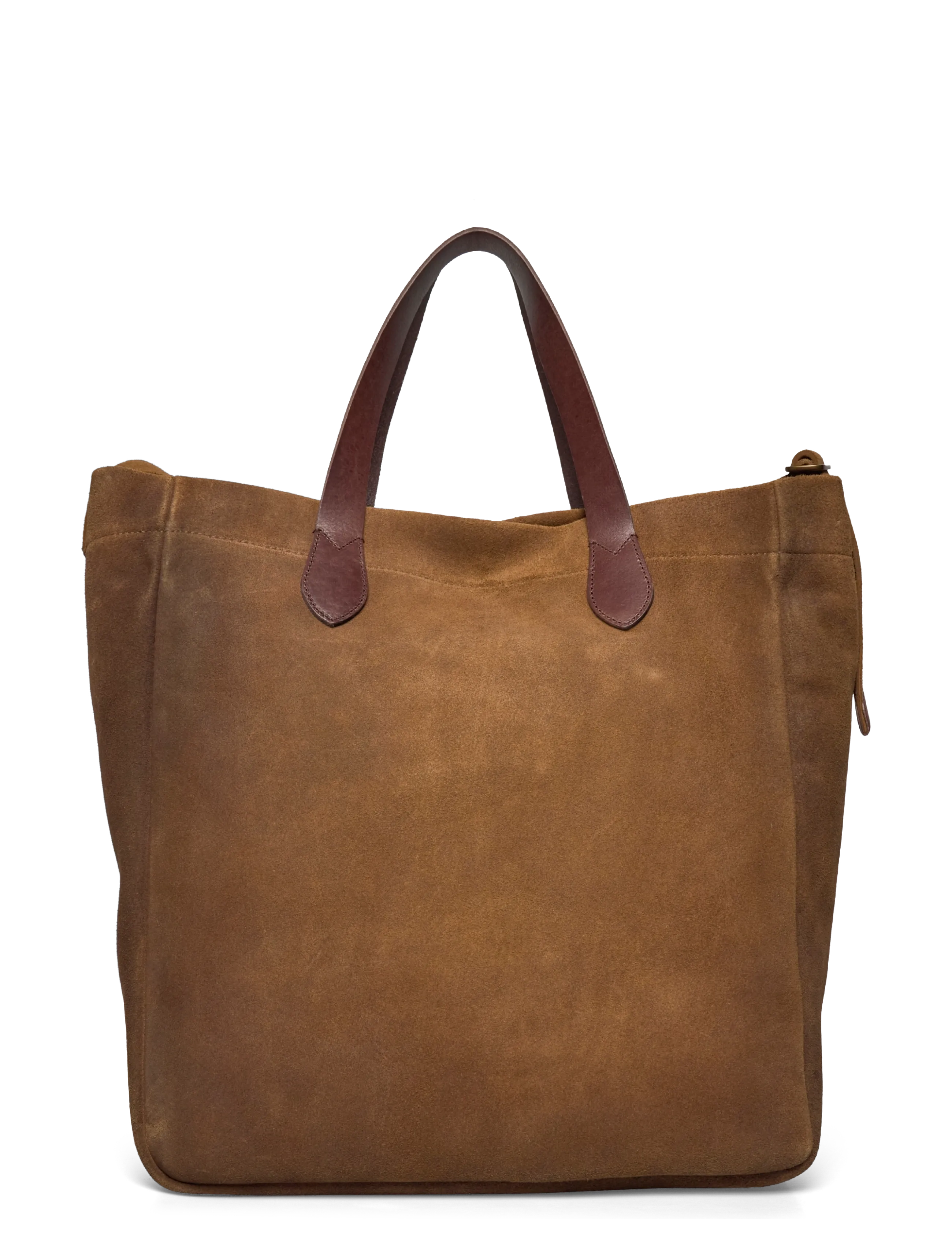 Polo Ralph Lauren - SUEDE/LEATHER-FLAG TOTE-TTE-LRG - tan/brown - 1