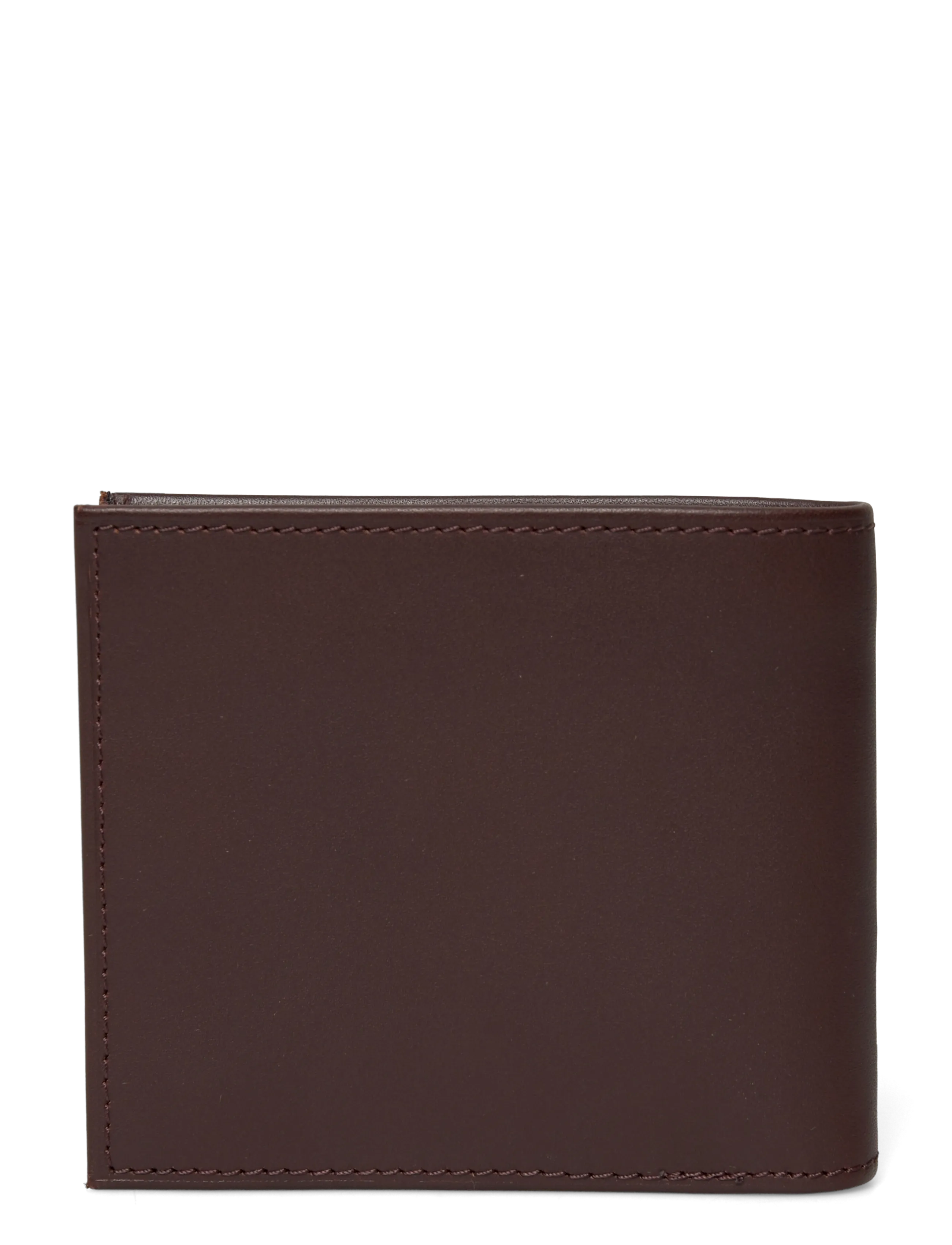 Polo Ralph Lauren - Polo Bear Leather Billfold Wallet - portemonnaies - dark brown - 1
