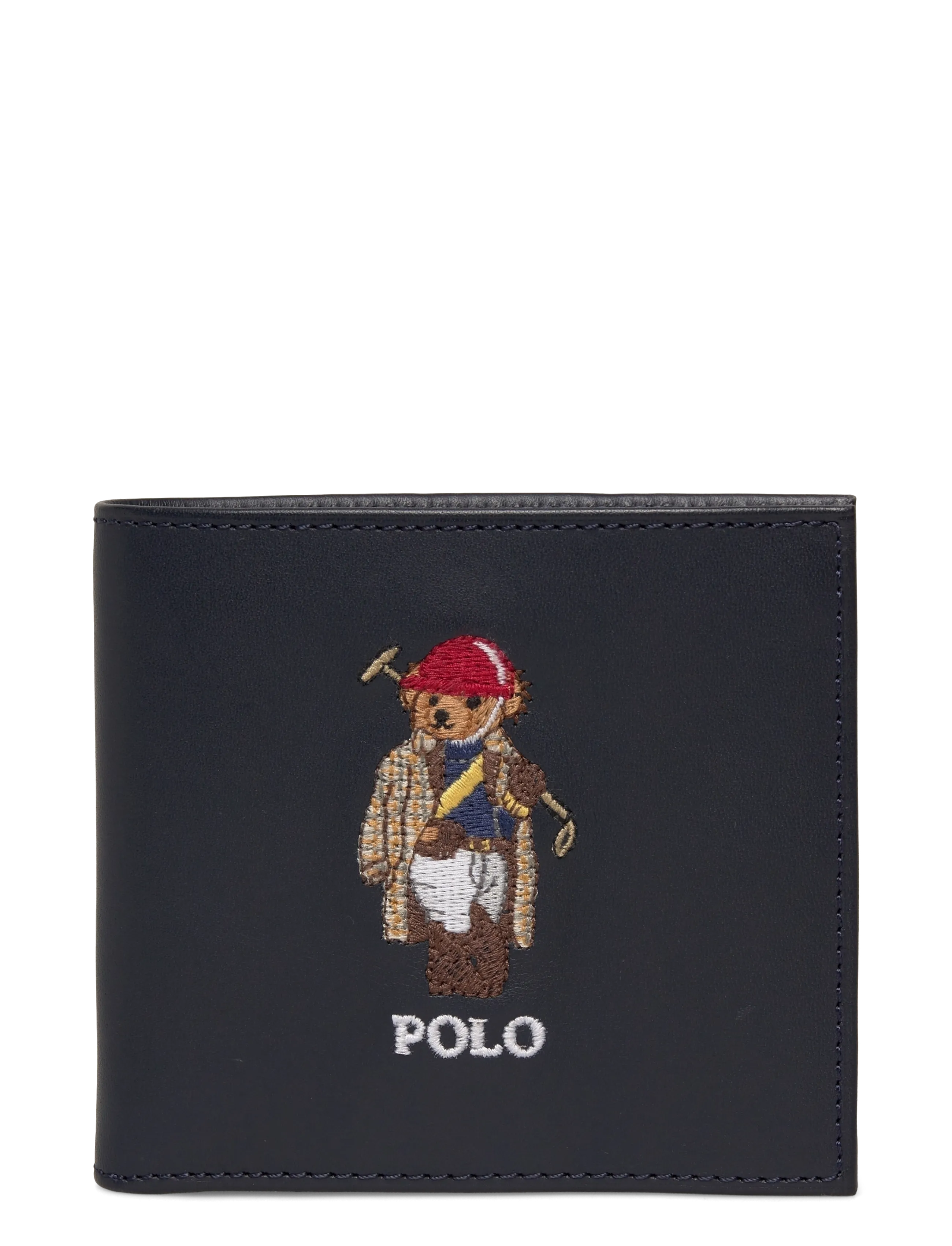 Polo Ralph Lauren Polo Bear Leather Billfold Wallet - Punge & Kortholdere - NEWPORT NAVY / navy