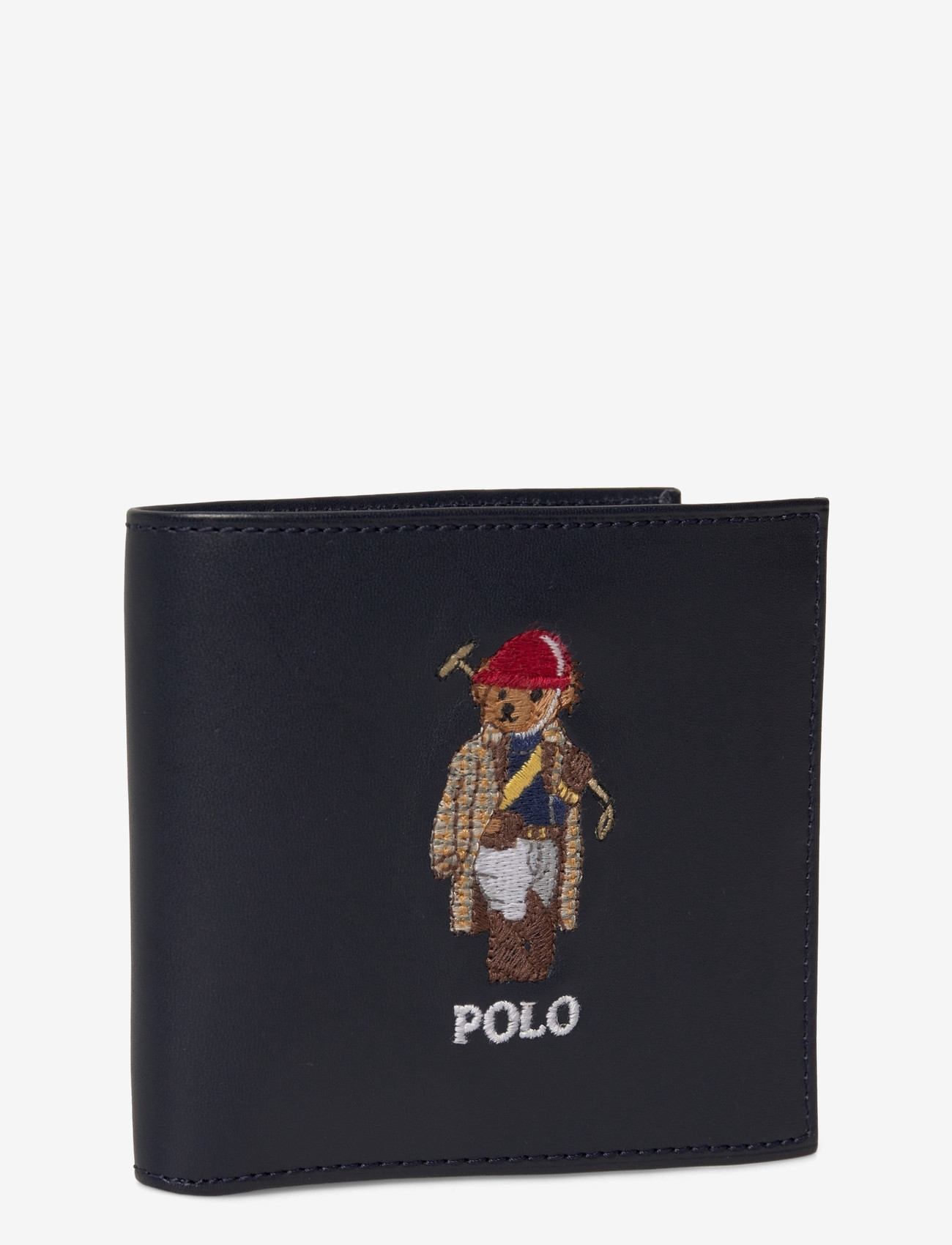 Polo Ralph Lauren - Polo Bear Leather Billfold Wallet - punge - newport navy - 2