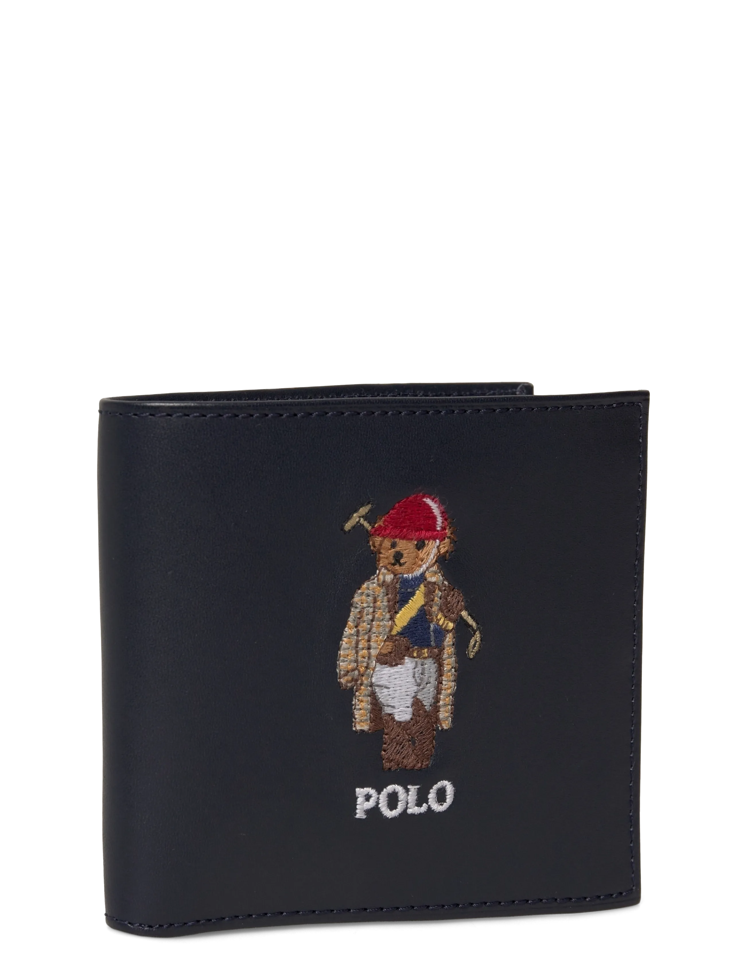 Polo Ralph Lauren - Polo Bear Leather Billfold Wallet - wallets - newport navy - 2