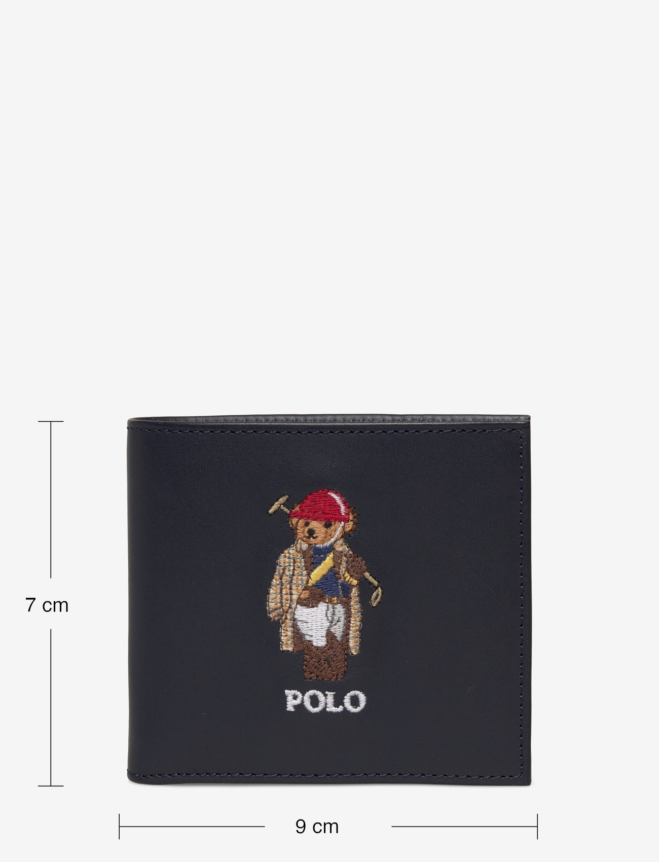 Polo Ralph Lauren - Polo Bear Leather Billfold Wallet - punge - newport navy - 3