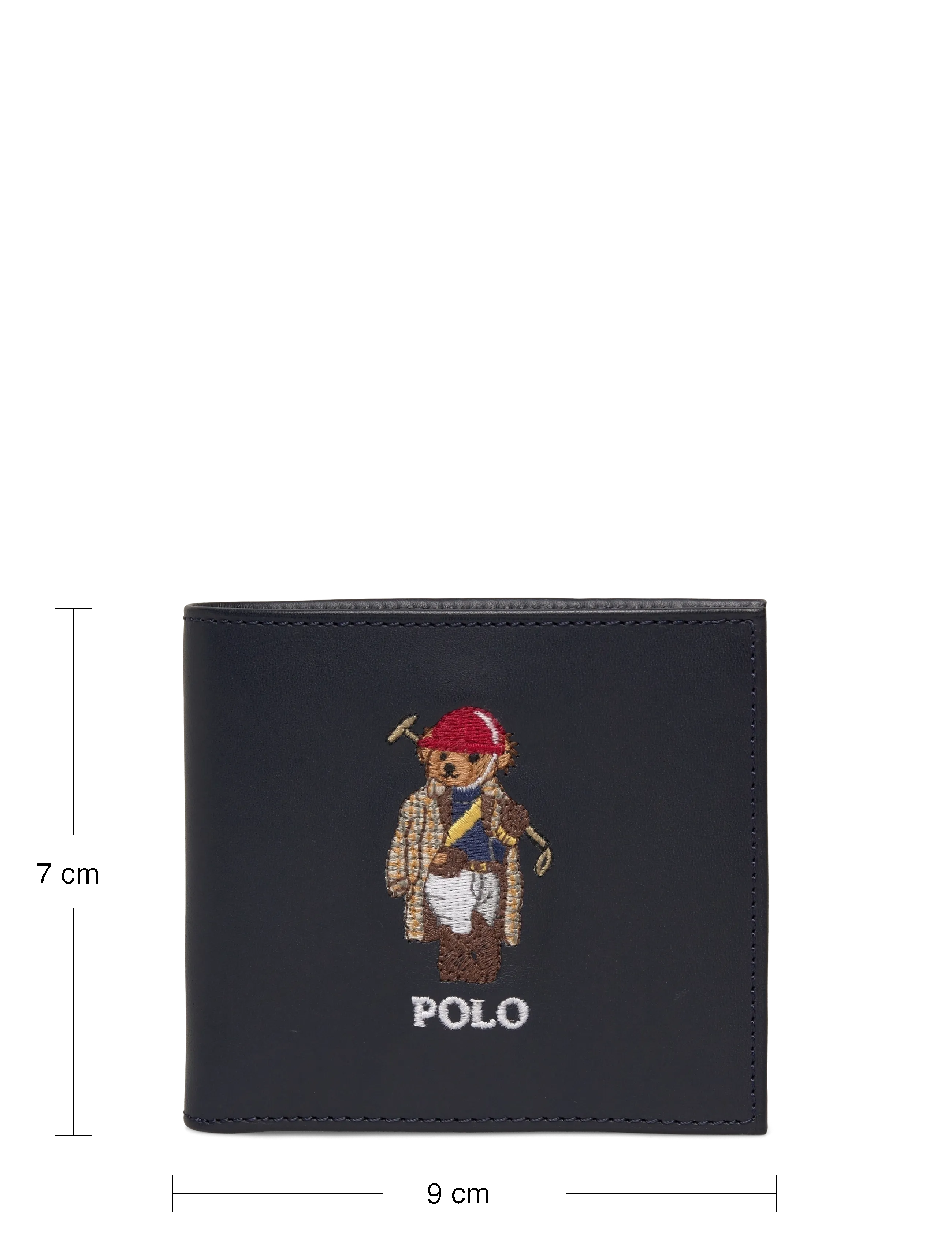 Polo Ralph Lauren - Polo Bear Leather Billfold Wallet - wallets - newport navy - 3