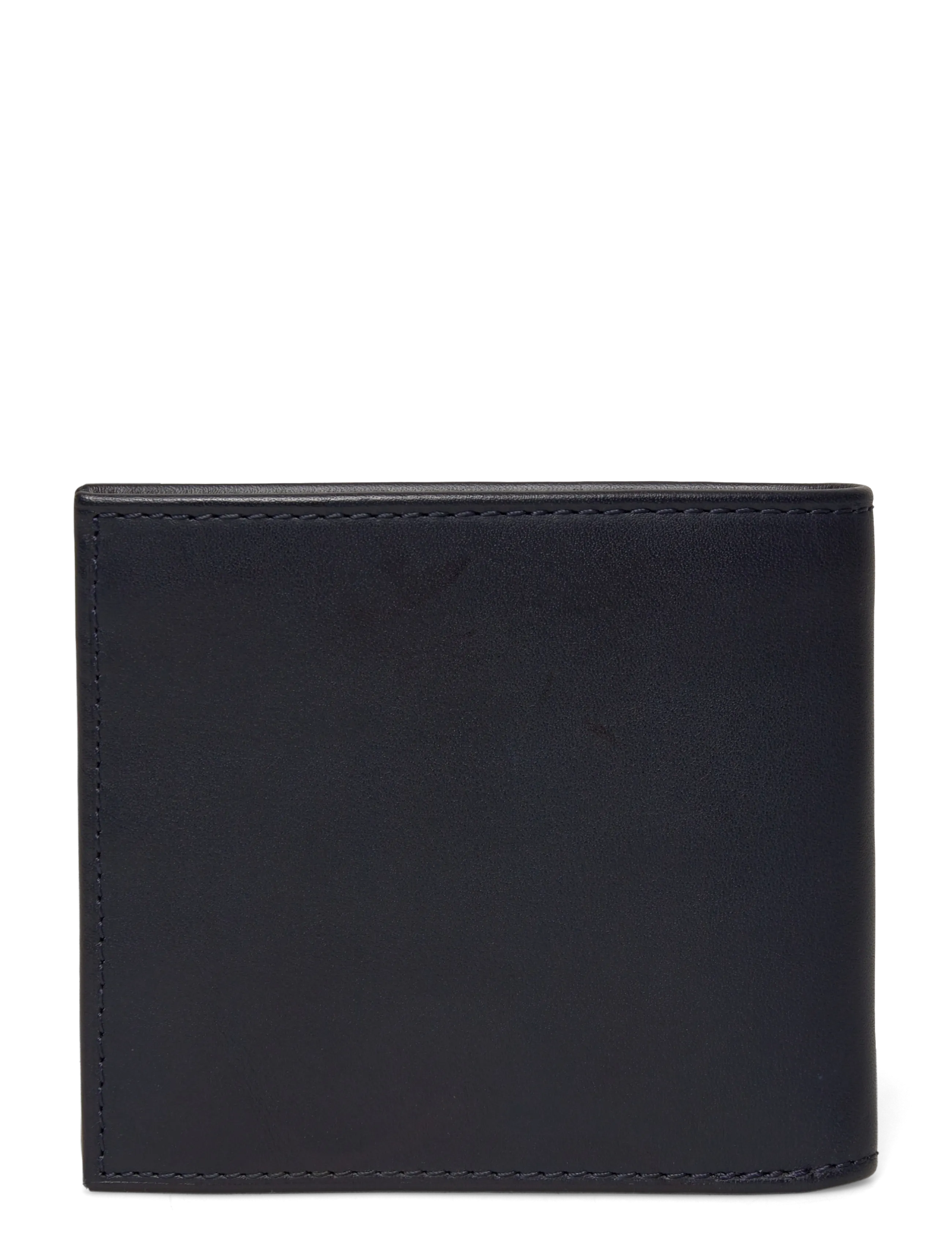Polo Ralph Lauren - Polo Bear Leather Billfold Coin Wallet - punge - newport navy - 1