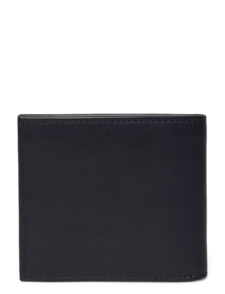 Polo Ralph Lauren - Polo Bear Leather Billfold Coin Wallet - punge - newport navy - 1