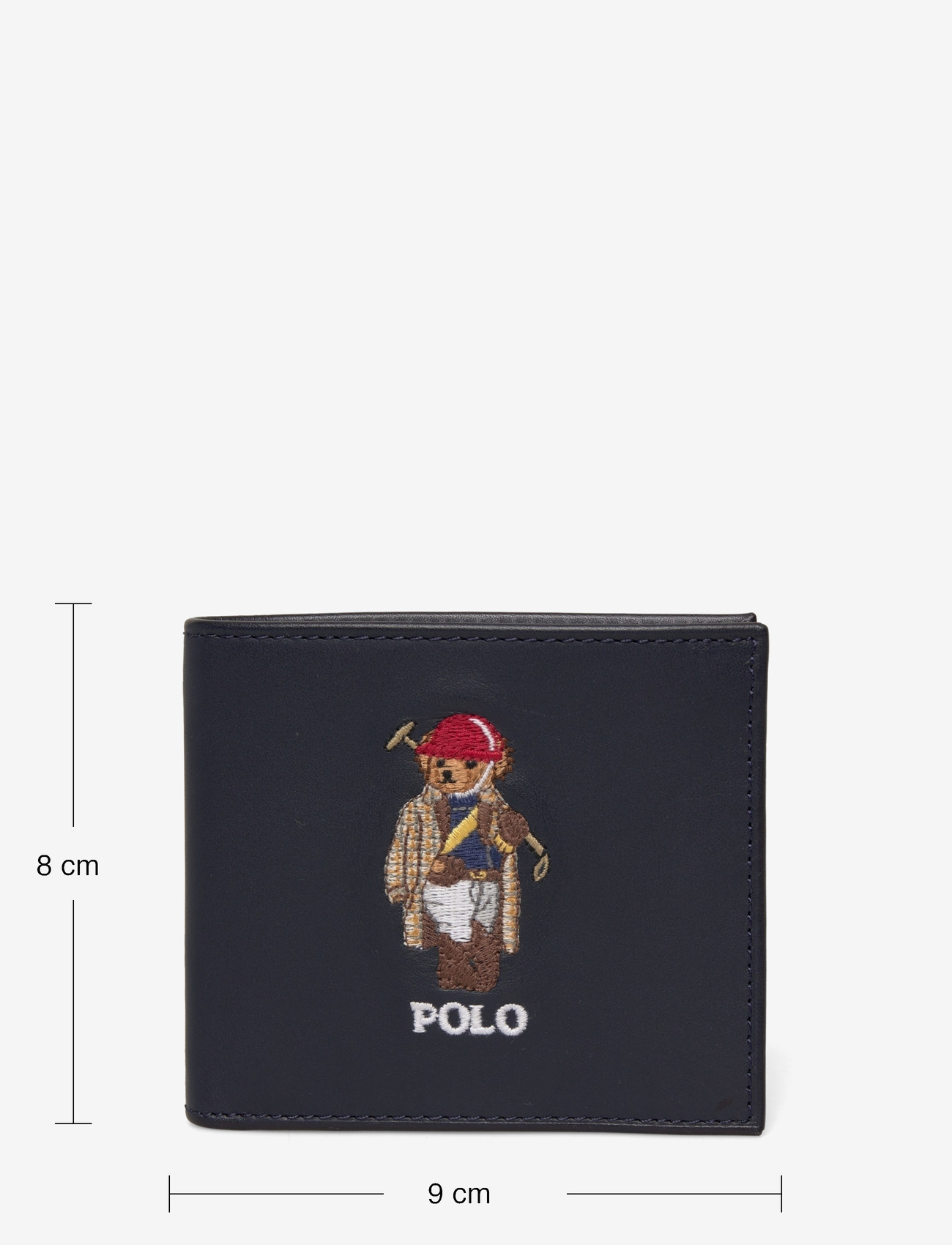 Polo Ralph Lauren - Polo Bear Leather Billfold Coin Wallet - plånböcker & fodral - newport navy - 3