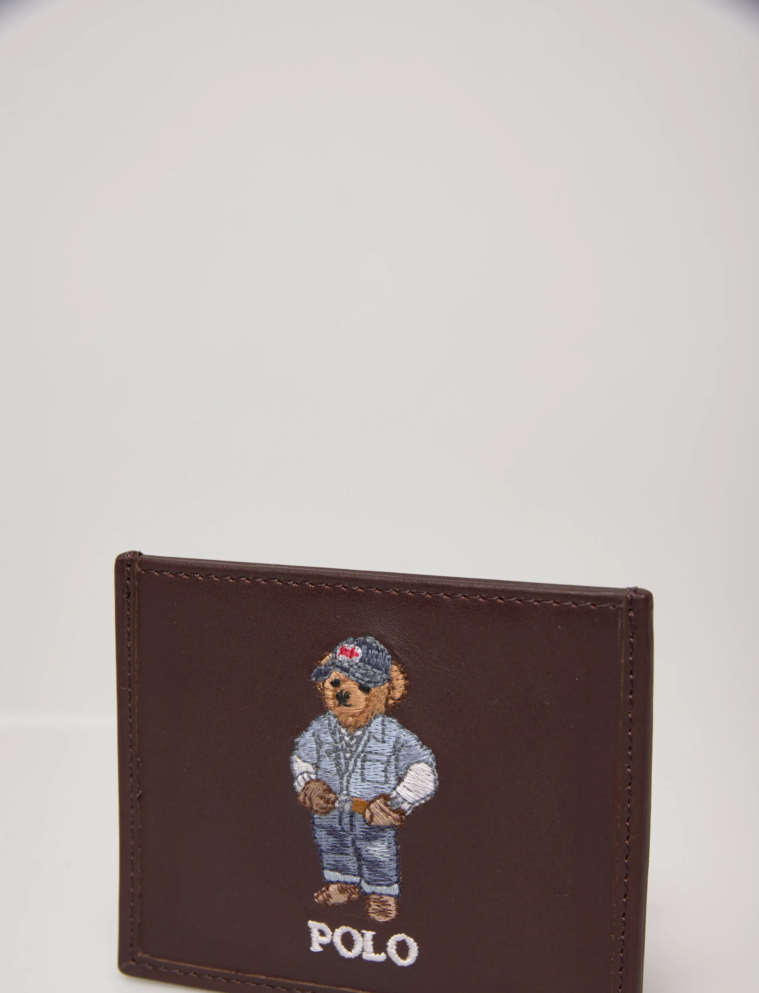 Polo Ralph Lauren - Polo Bear Leather Card Case - dark brown - 4