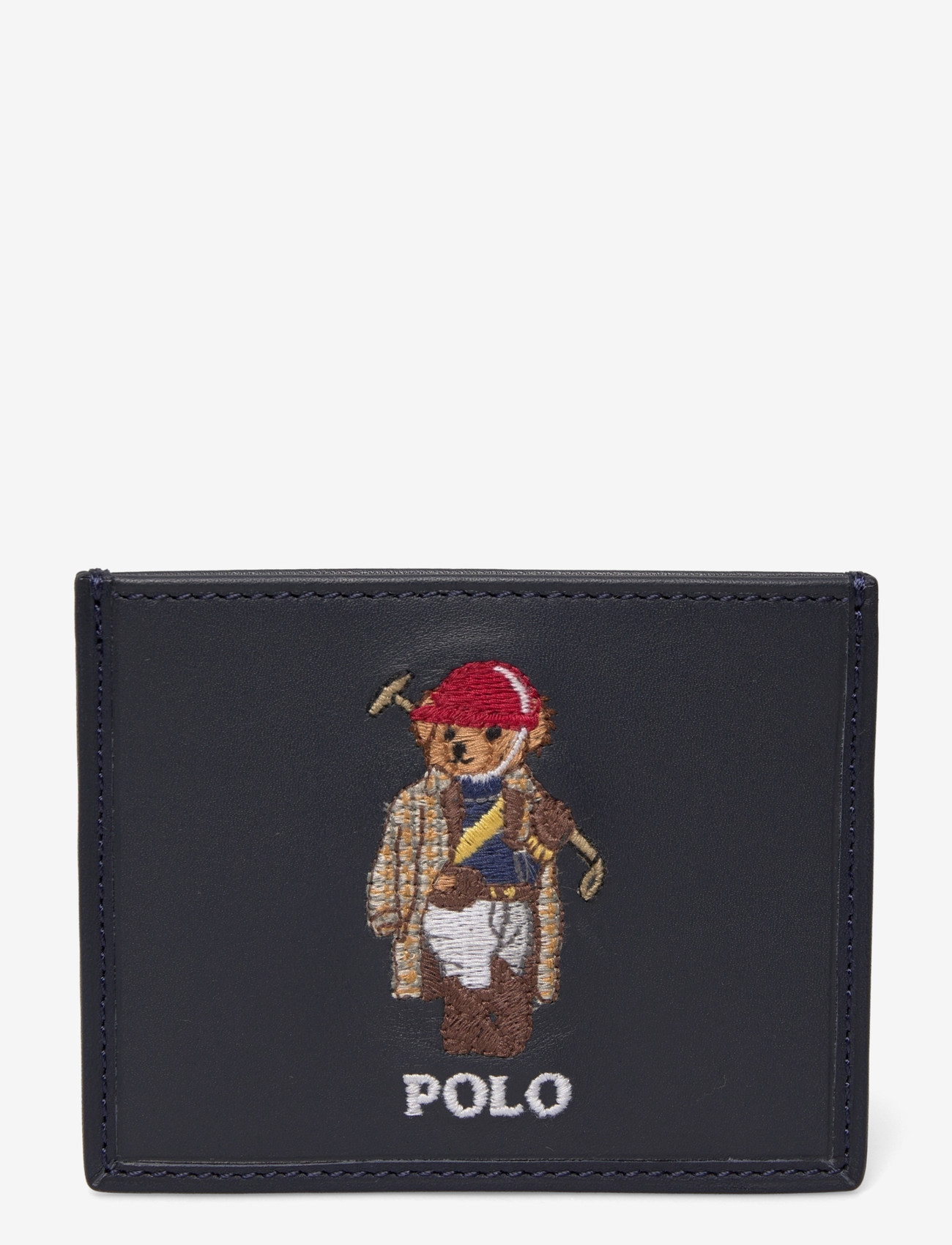 Polo Ralph Lauren - Polo Bear Leather Card Case - card holders - newport navy - 0