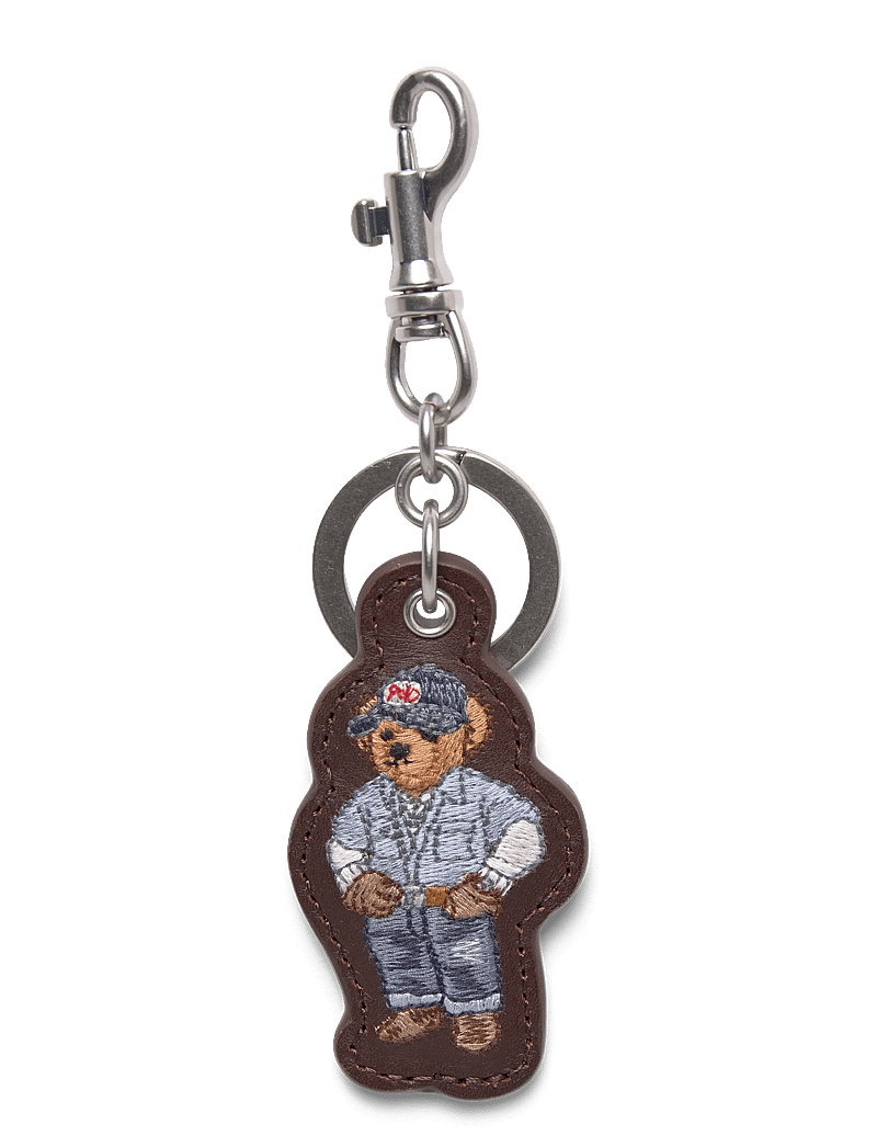 Polo Ralph Lauren - Polo Bear Leather Key Fob - nach anlass kaufen - dark brown - 0