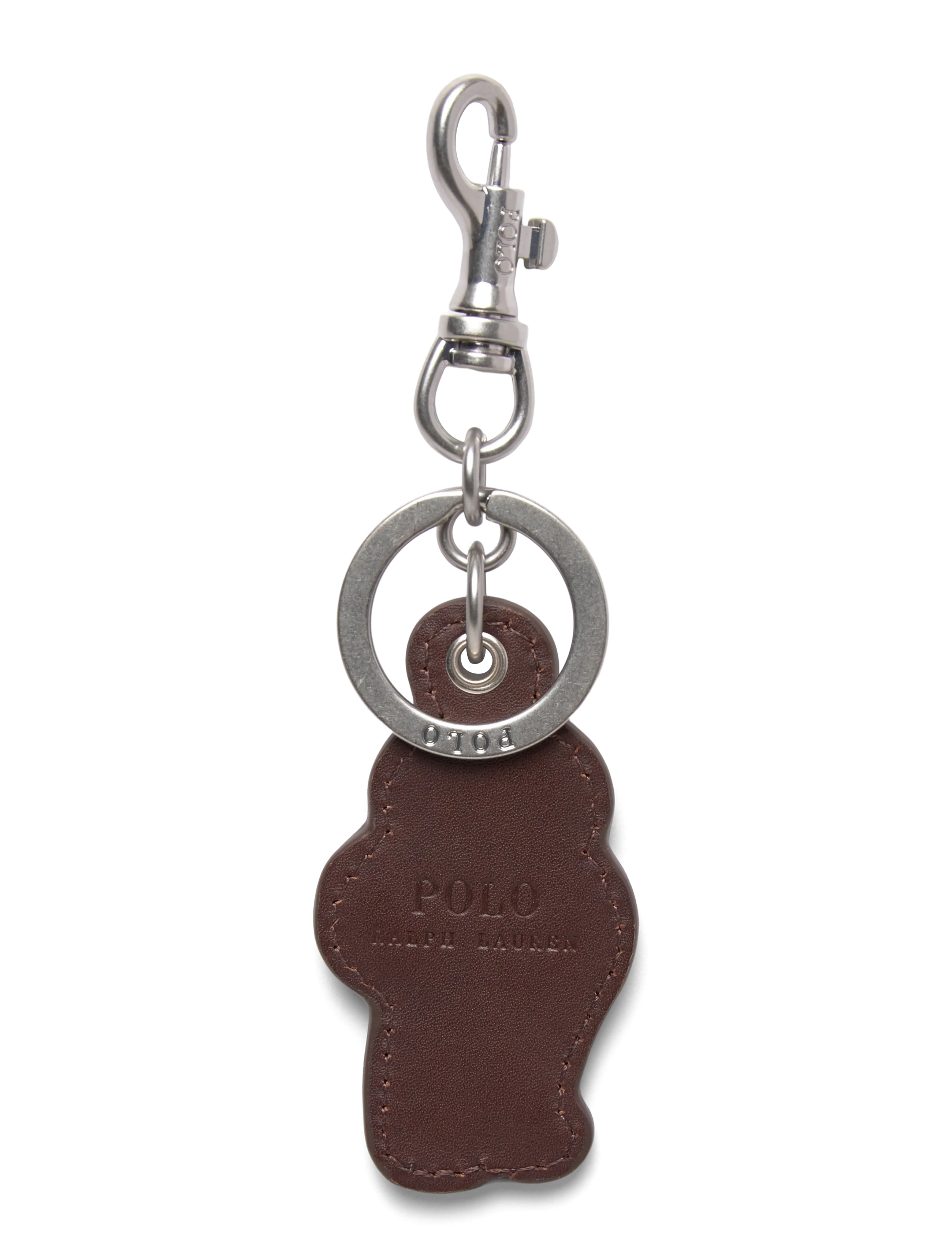 Polo Ralph Lauren - Polo Bear Leather Key Fob - nach anlass kaufen - dark brown - 1