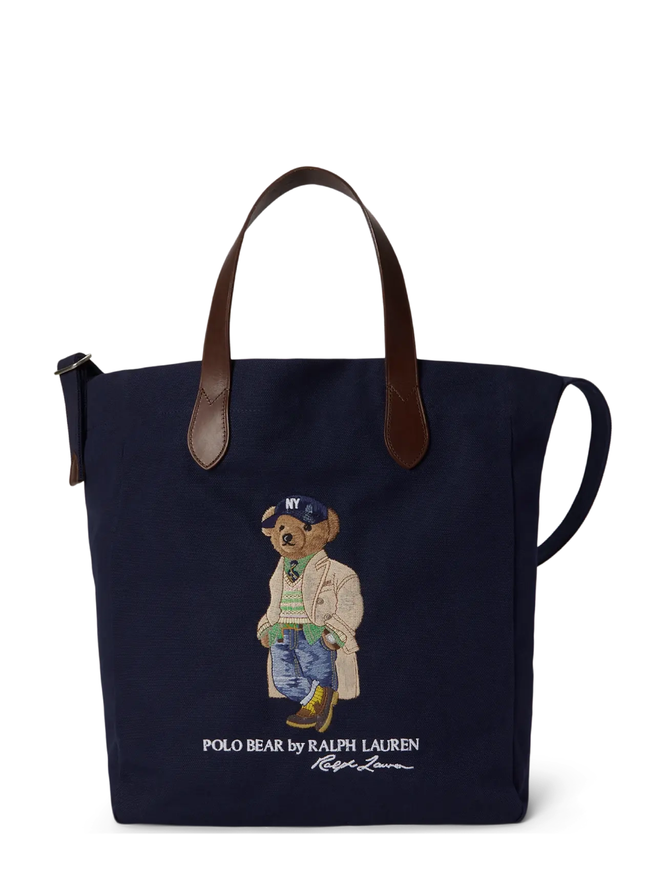 Polo Bear Canvas Shopper Tote