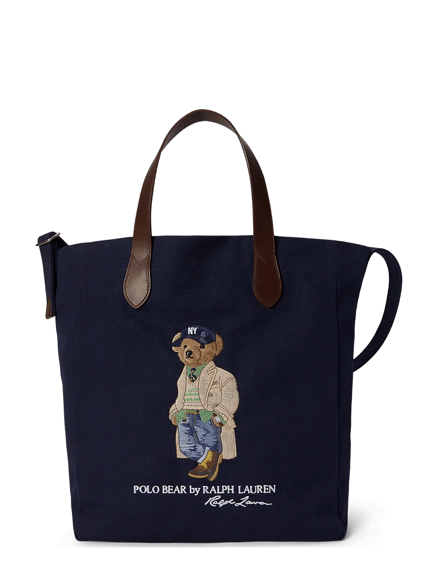 Polo Ralph Lauren - Polo Bear Canvas Shopper Tote - nach anlass kaufen - newport navy - 2