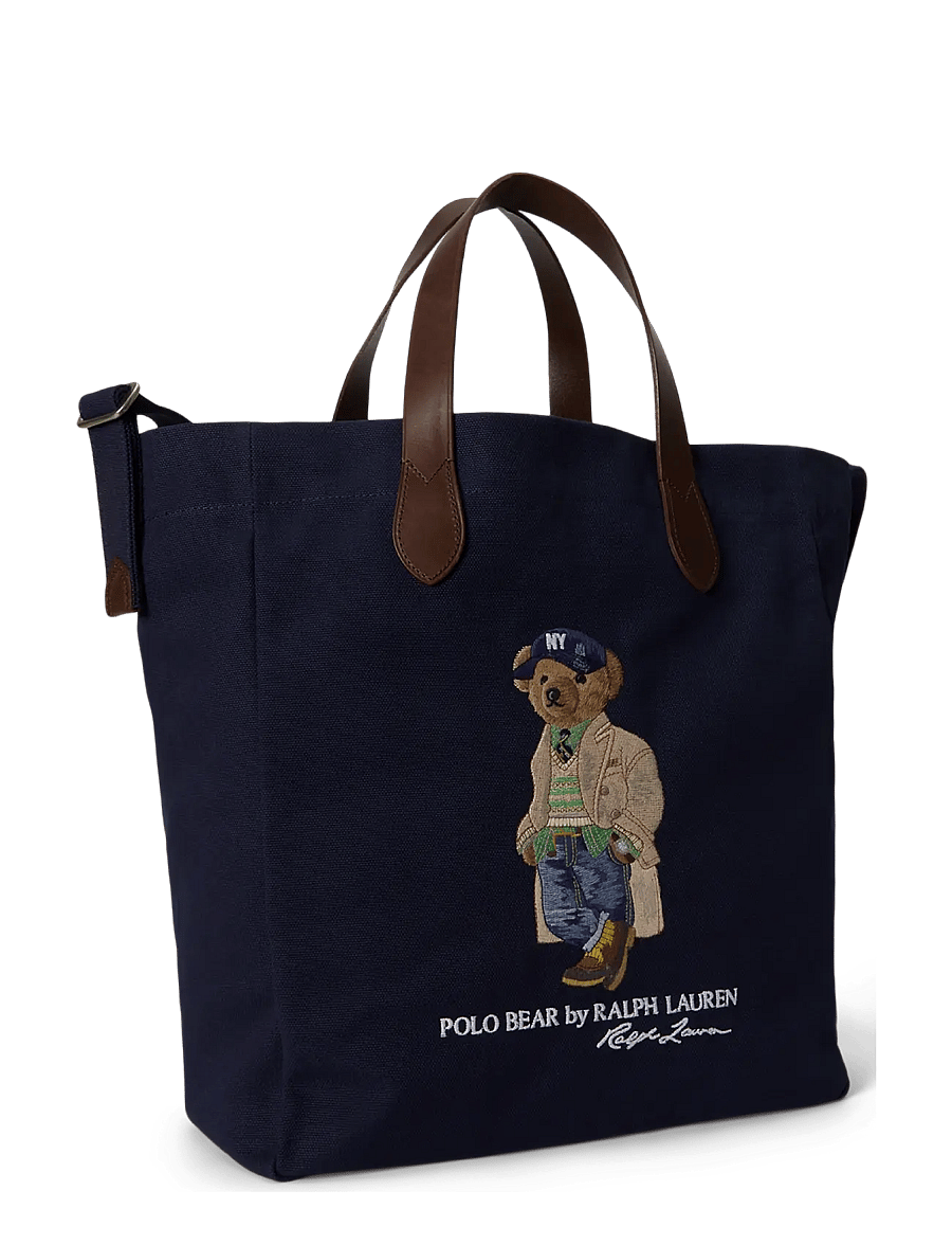 Polo Ralph Lauren - Polo Bear Canvas Shopper Tote - nach anlass kaufen - newport navy - 4