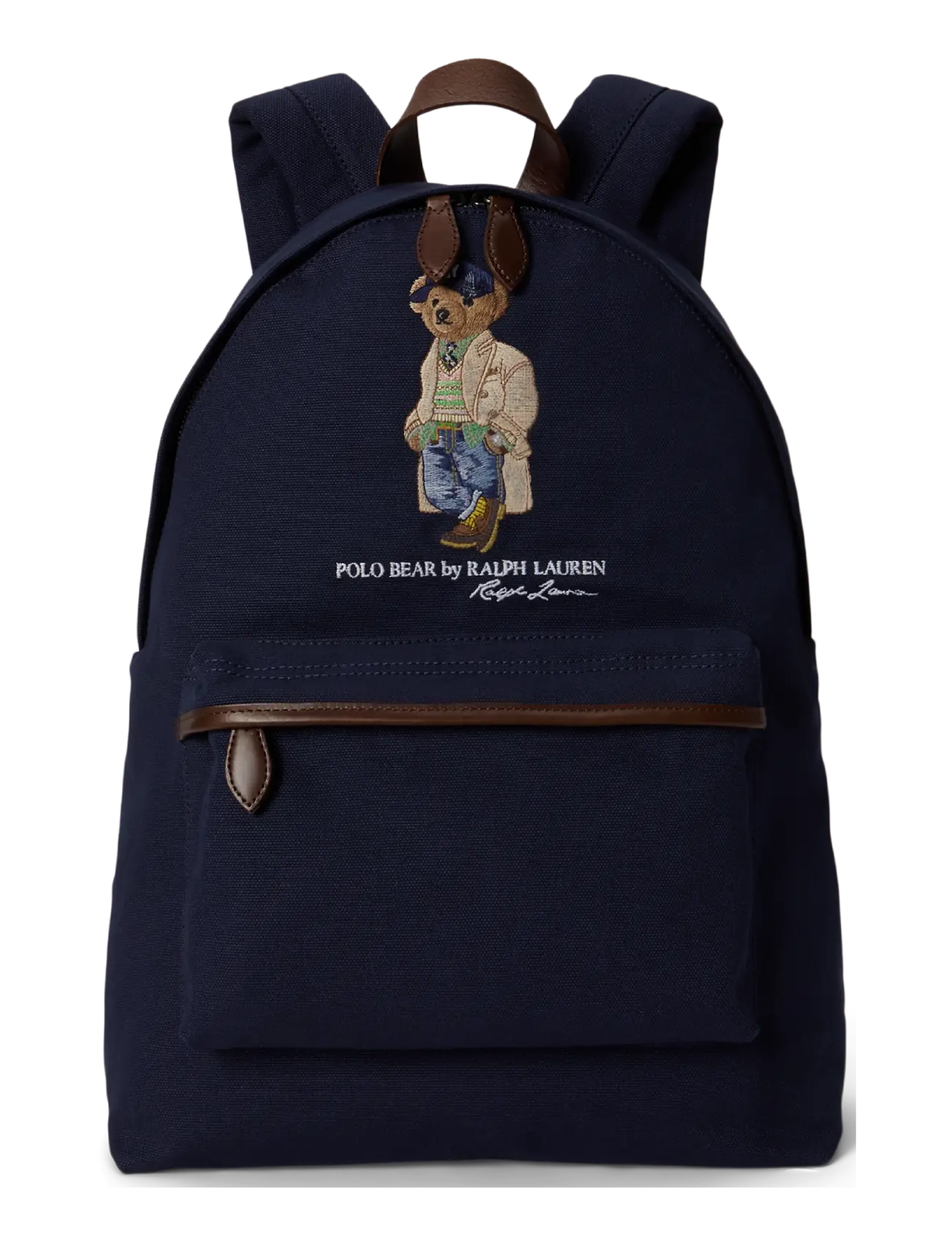 Polo Bear Canvas Backpack