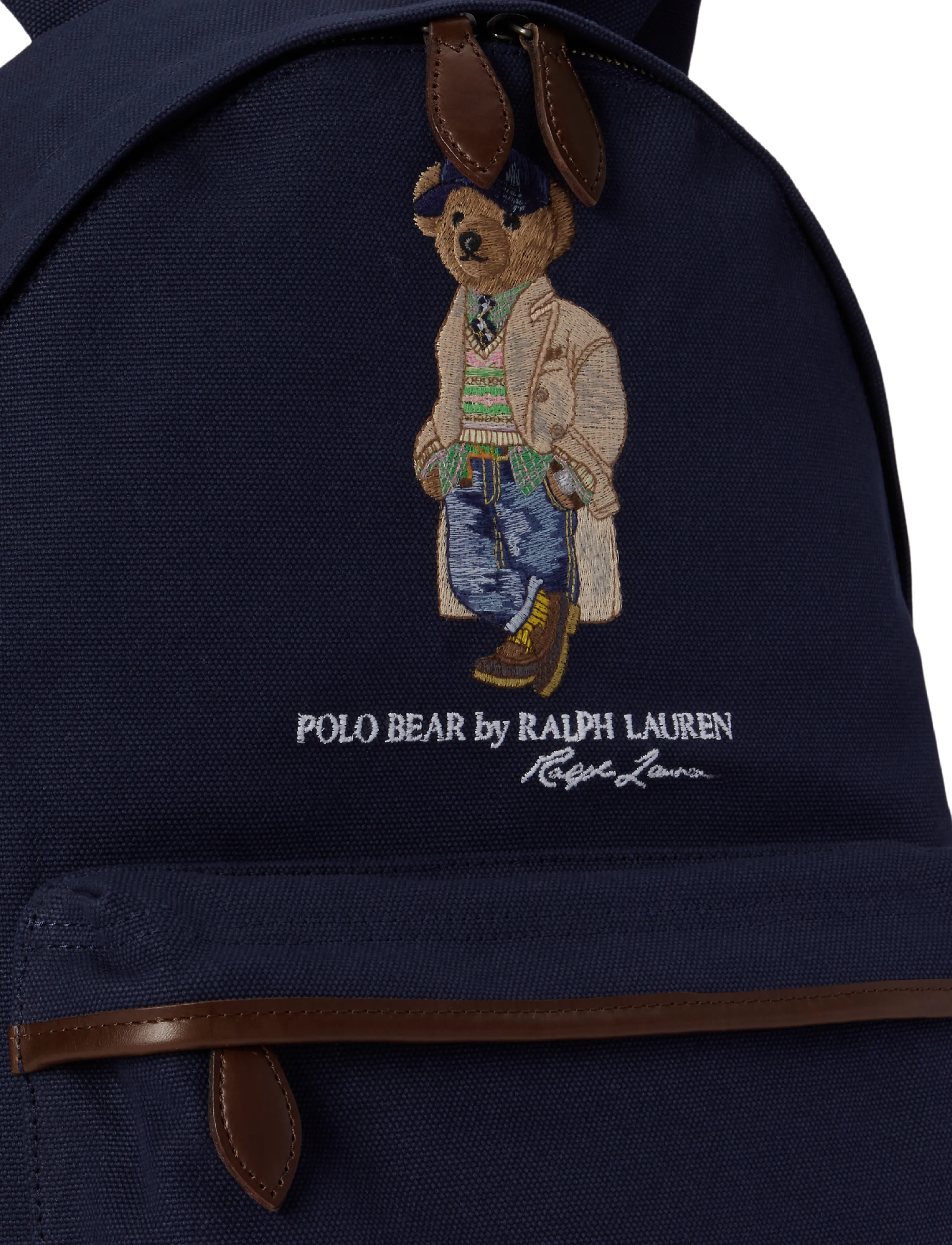 Polo Ralph Lauren - Polo Bear Canvas Backpack - newport navy - 4