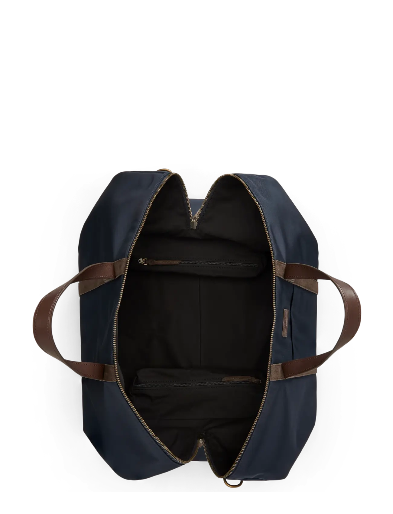 Polo Ralph Lauren - Suede-Trim Duffel Bag - newport navy/brow - 4