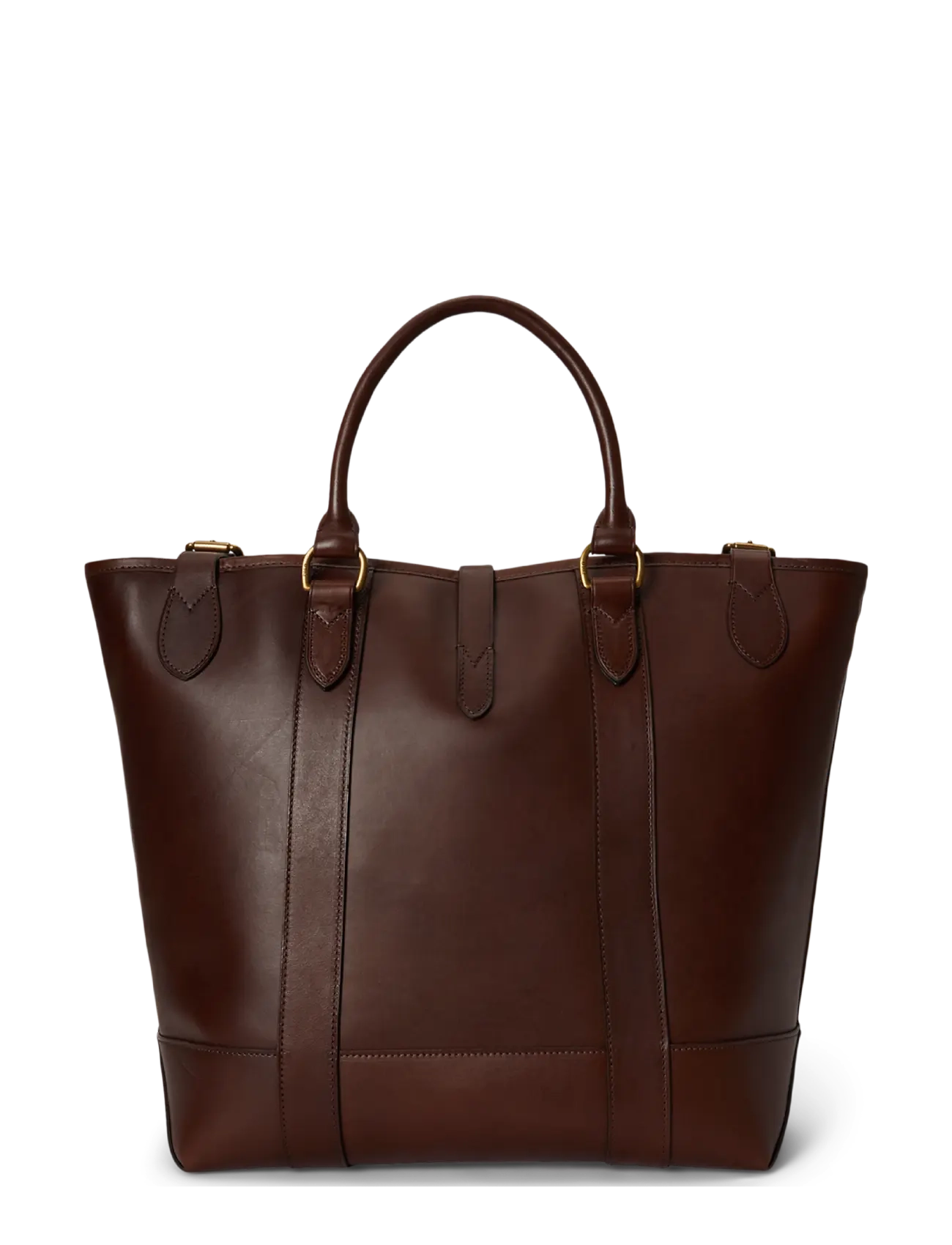 Polo Ralph Lauren - Heritage Leather Medium Tote - shop efter anledning - burnished brown - 1