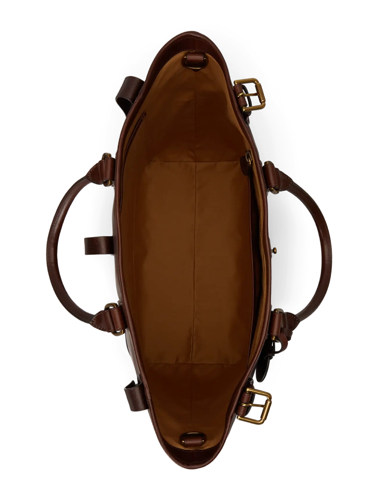 Polo Ralph Lauren - Heritage Leather Medium Tote - shop efter anledning - burnished brown - 3