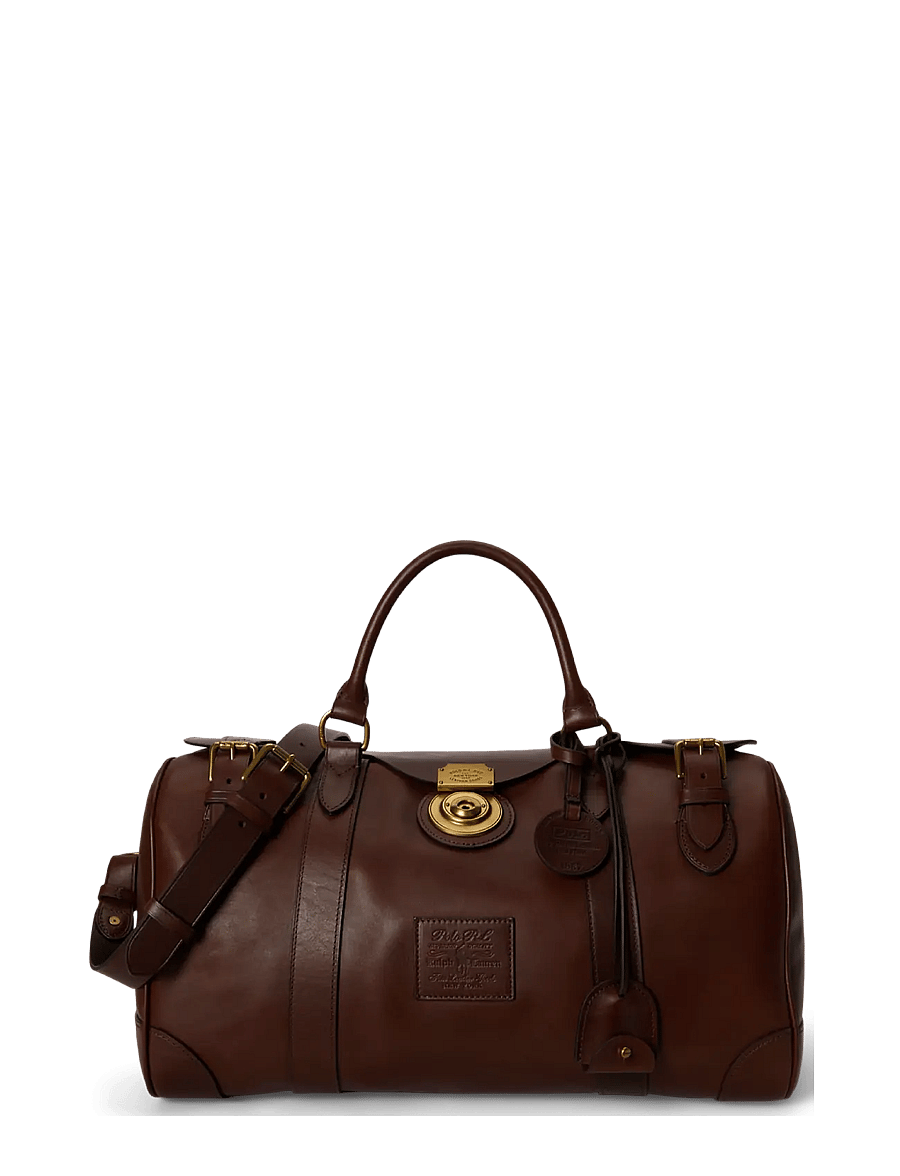 Polo Ralph Lauren - Heritage Lock Leather Small Duffel - burnished brown - 0