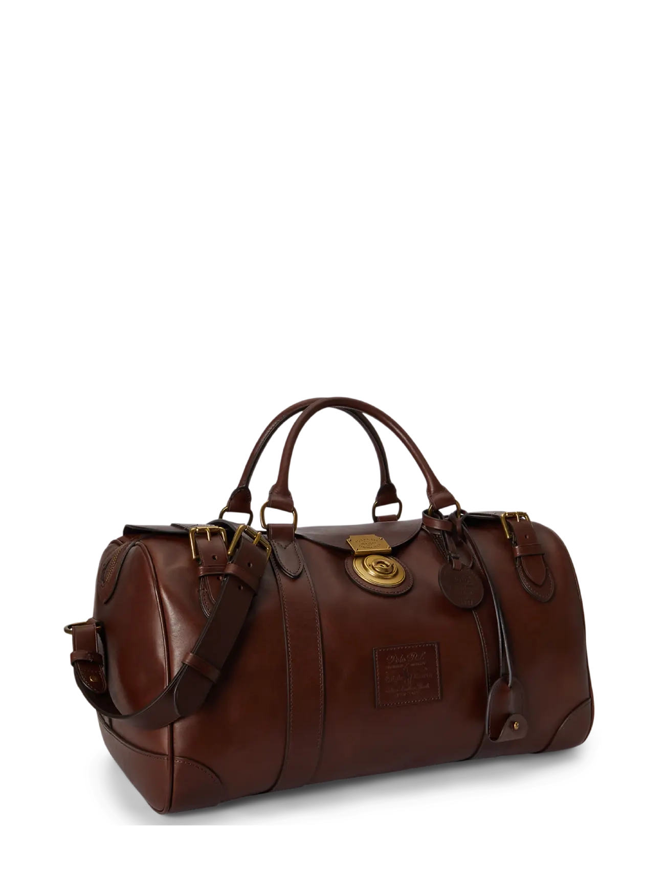 Polo Ralph Lauren - Heritage Lock Leather Small Duffel - burnished brown - 2