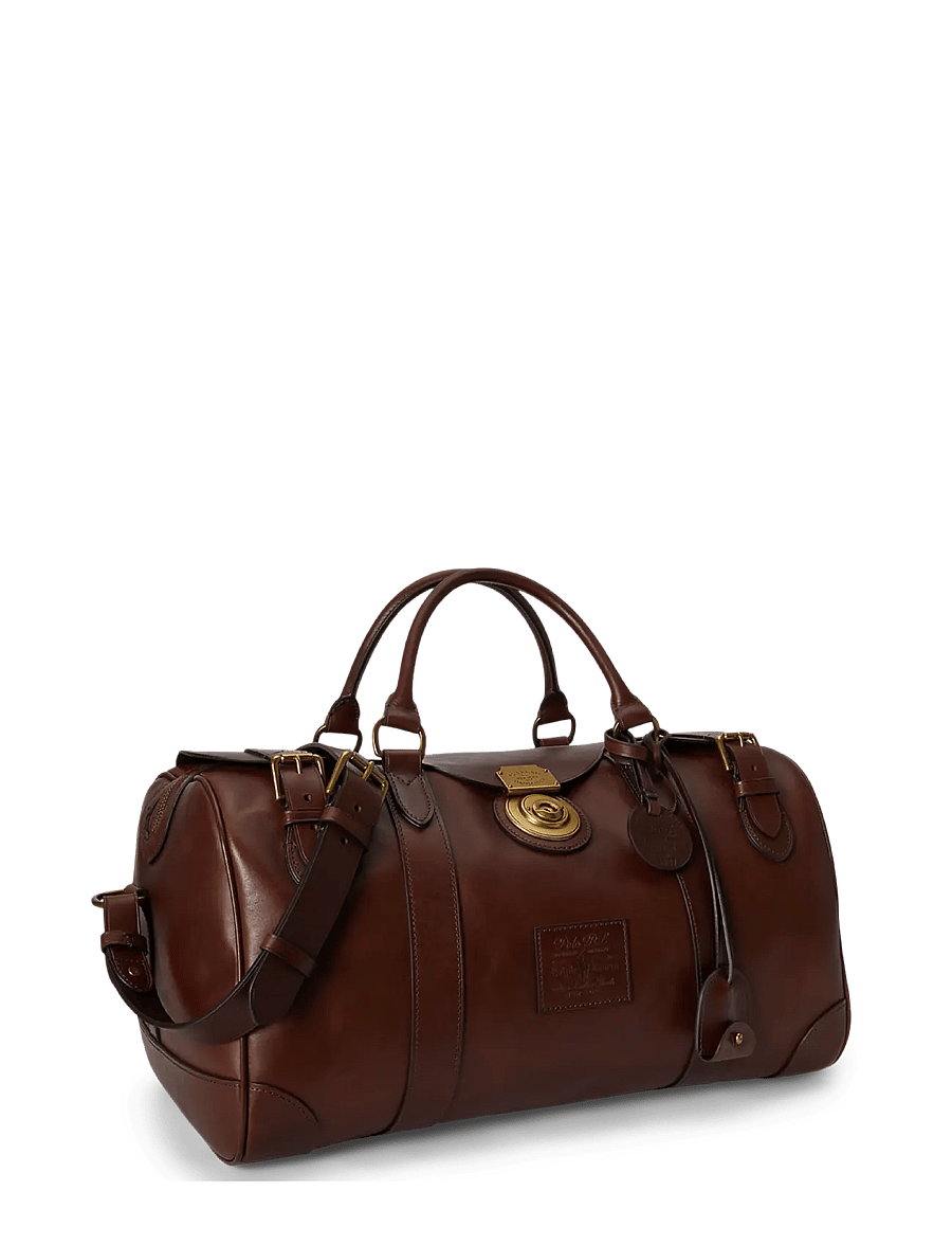 Polo Ralph Lauren - Heritage Lock Leather Small Duffel - burnished brown - 2
