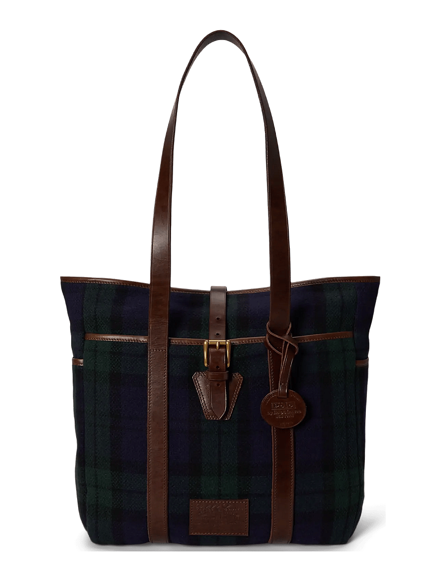 Polo Ralph Lauren - Heritage Plaid Tweed Tote - tartan - 1