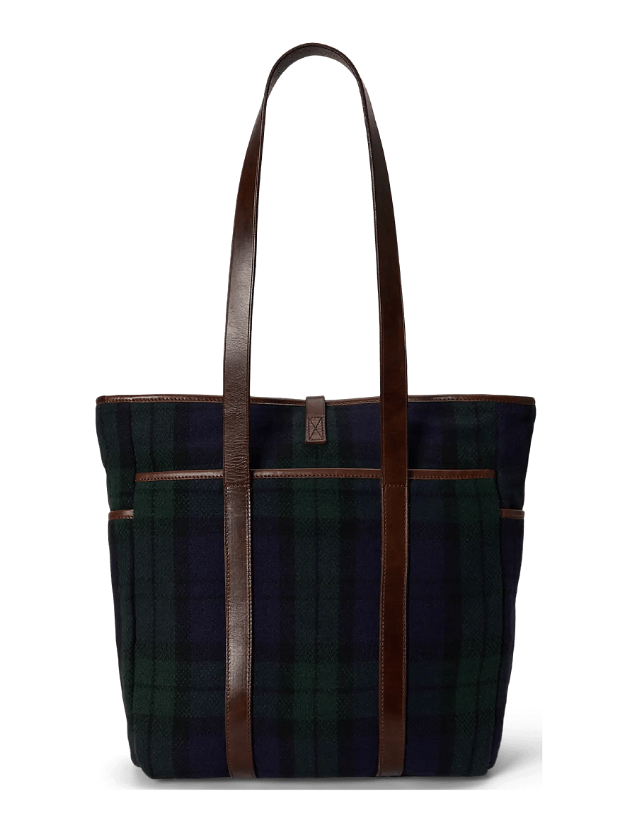 Polo Ralph Lauren - Heritage Plaid Tweed Tote - tartan - 2