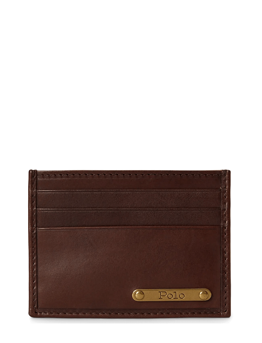 Polo Ralph Lauren - Burnished Leather Card Case - kartenetuis - burnished brown - 0
