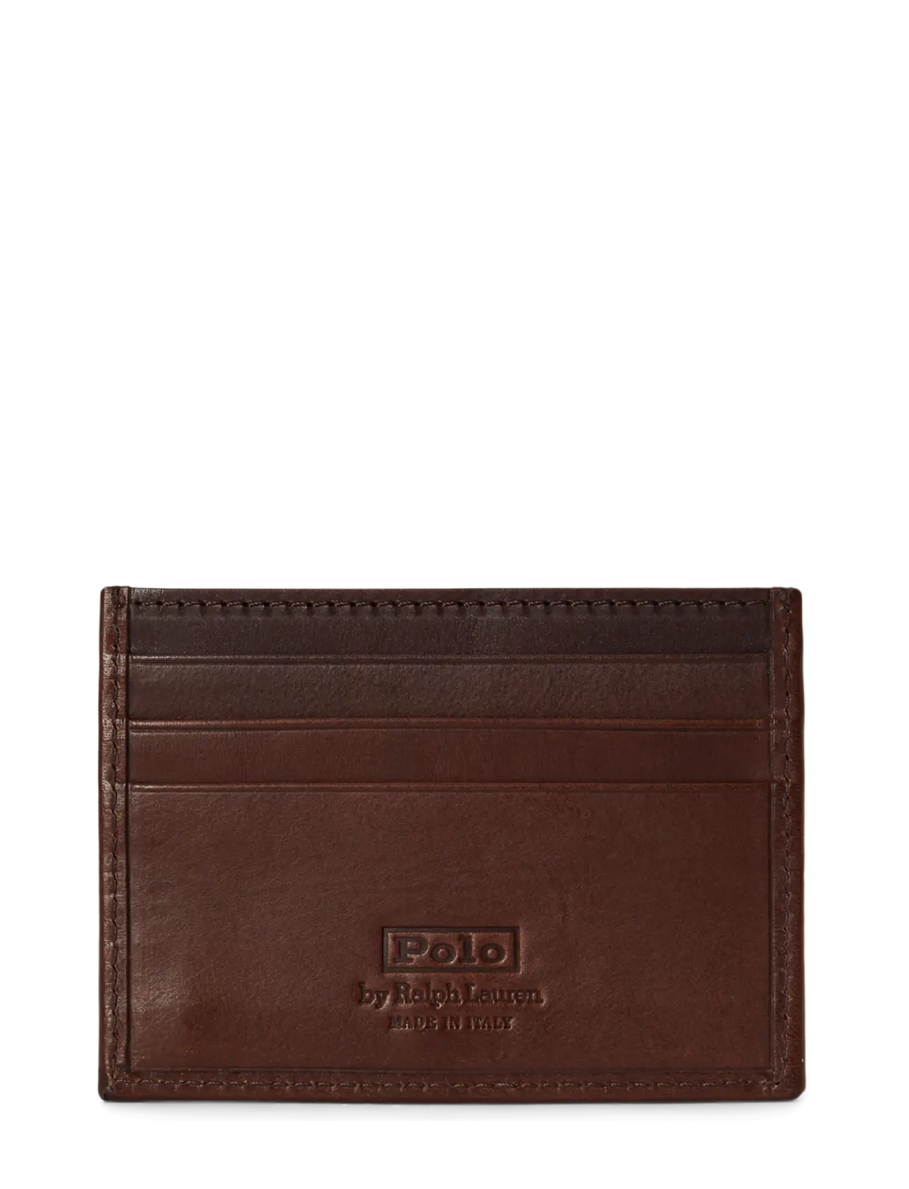 Polo Ralph Lauren - Burnished Leather Card Case - card holders - burnished brown - 1