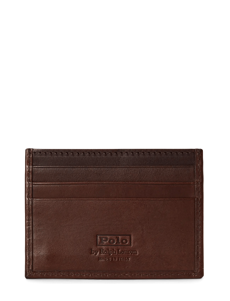 Polo Ralph Lauren - Burnished Leather Card Case - kartenetuis - burnished brown - 1