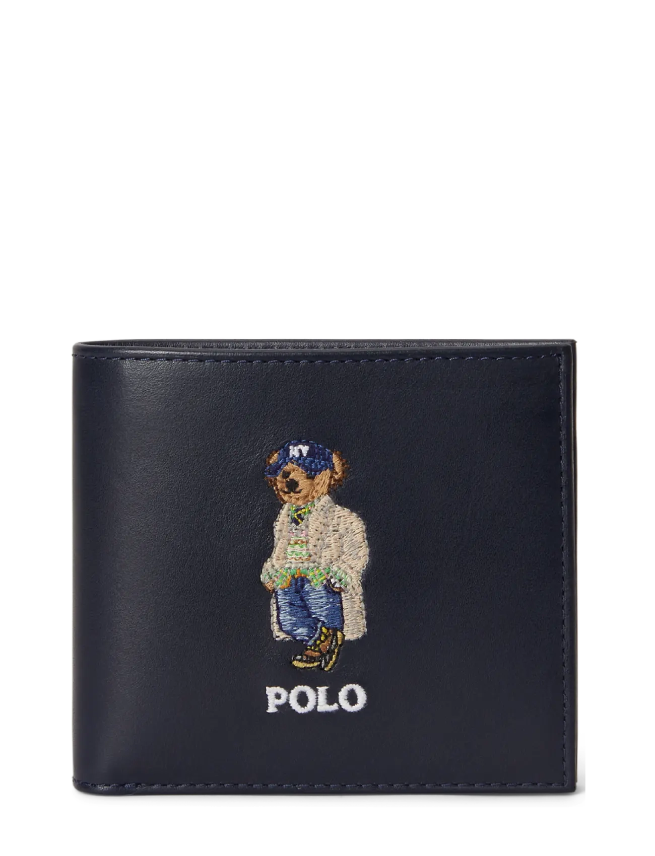 Polo Ralph Lauren Polo Bear Leather Billfold Coin Wallet - Ralph Lauren - NEWPORT NAVY / navy