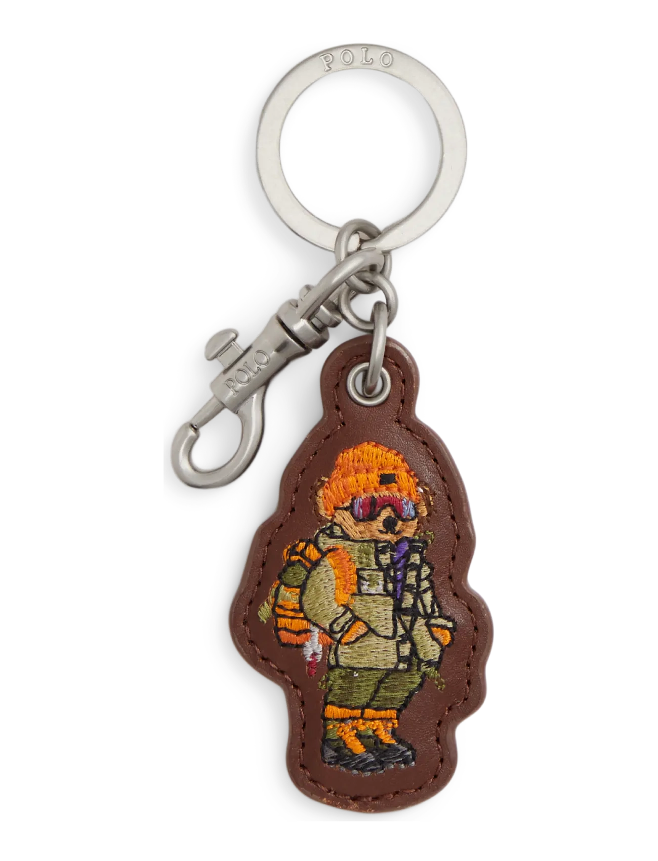 Polo Ralph Lauren Polo Bear Leather Key Fob - Ralph Lauren - CHESTNUT / brown