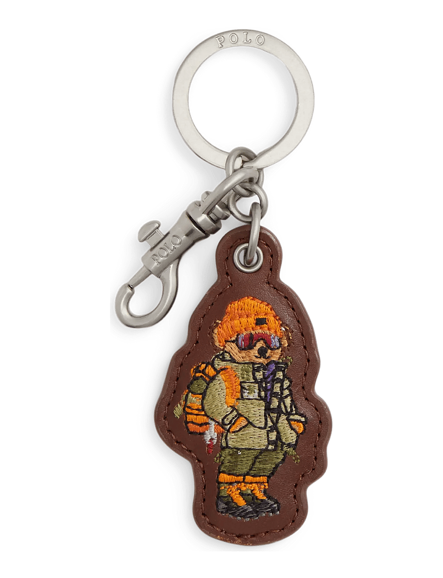 Polo Ralph Lauren - Polo Bear Leather Key Fob - shop efter anledning - chestnut - 0