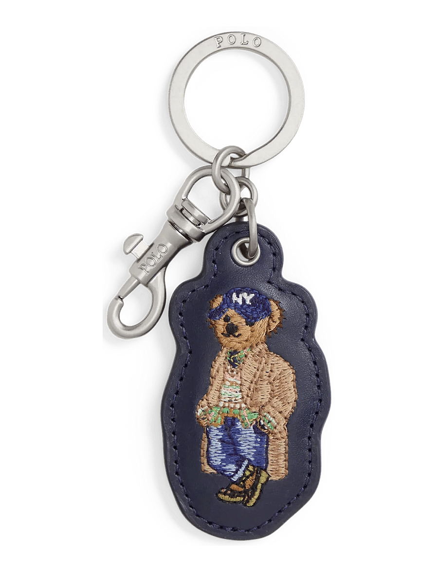 Polo Ralph Lauren - Polo Bear Leather Key Fob - shoppa efter tillfälle - newport navy - 0