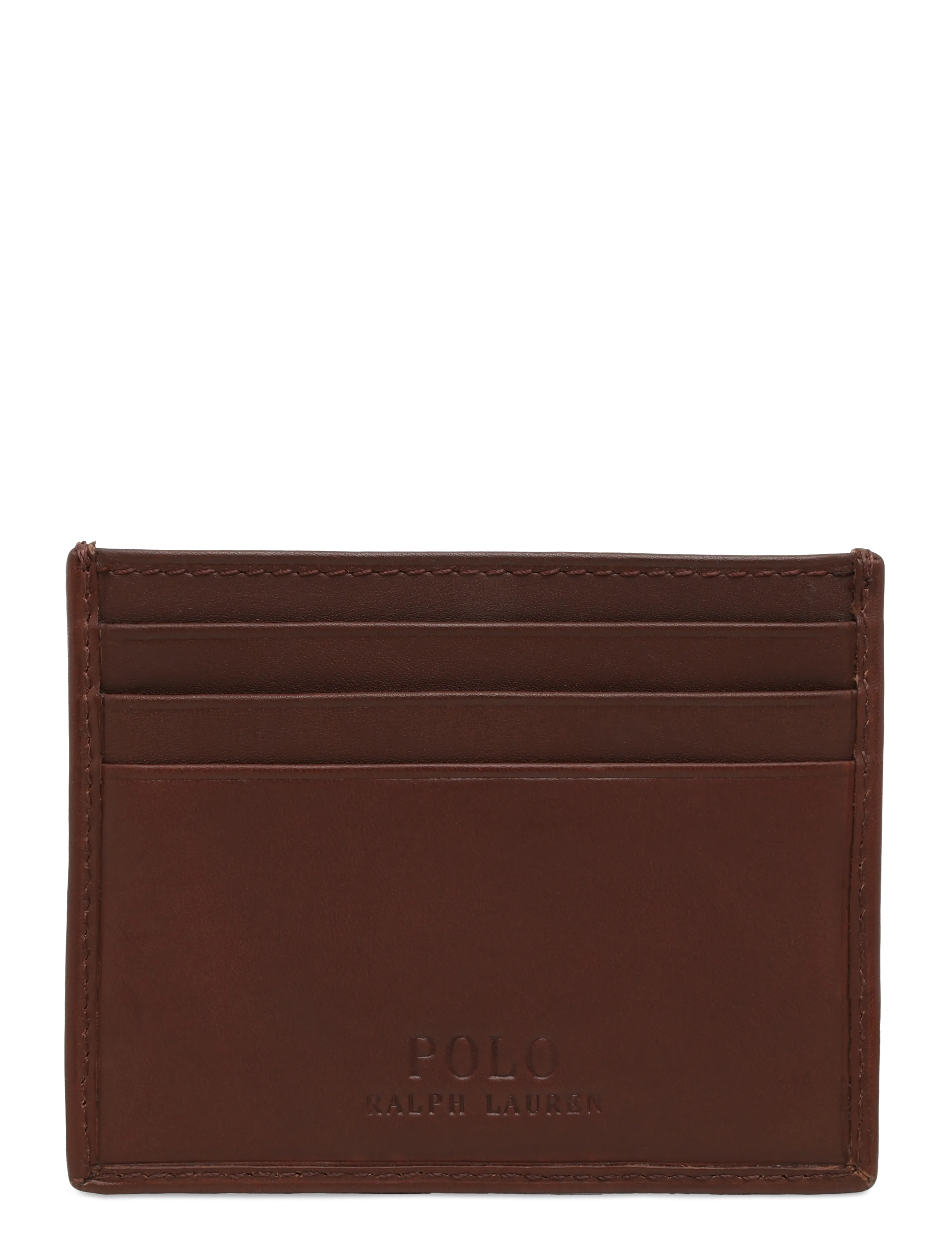 Polo Ralph Lauren - Polo Bear Leather Card Case - kortholdere - chestnut - 1