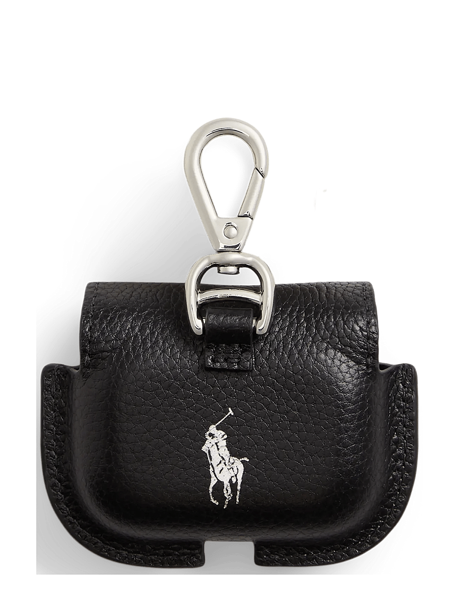 Polo Ralph Lauren - Pebbled Leather AirPods Pro 3 Case - shoppa efter tillfälle - black - 0