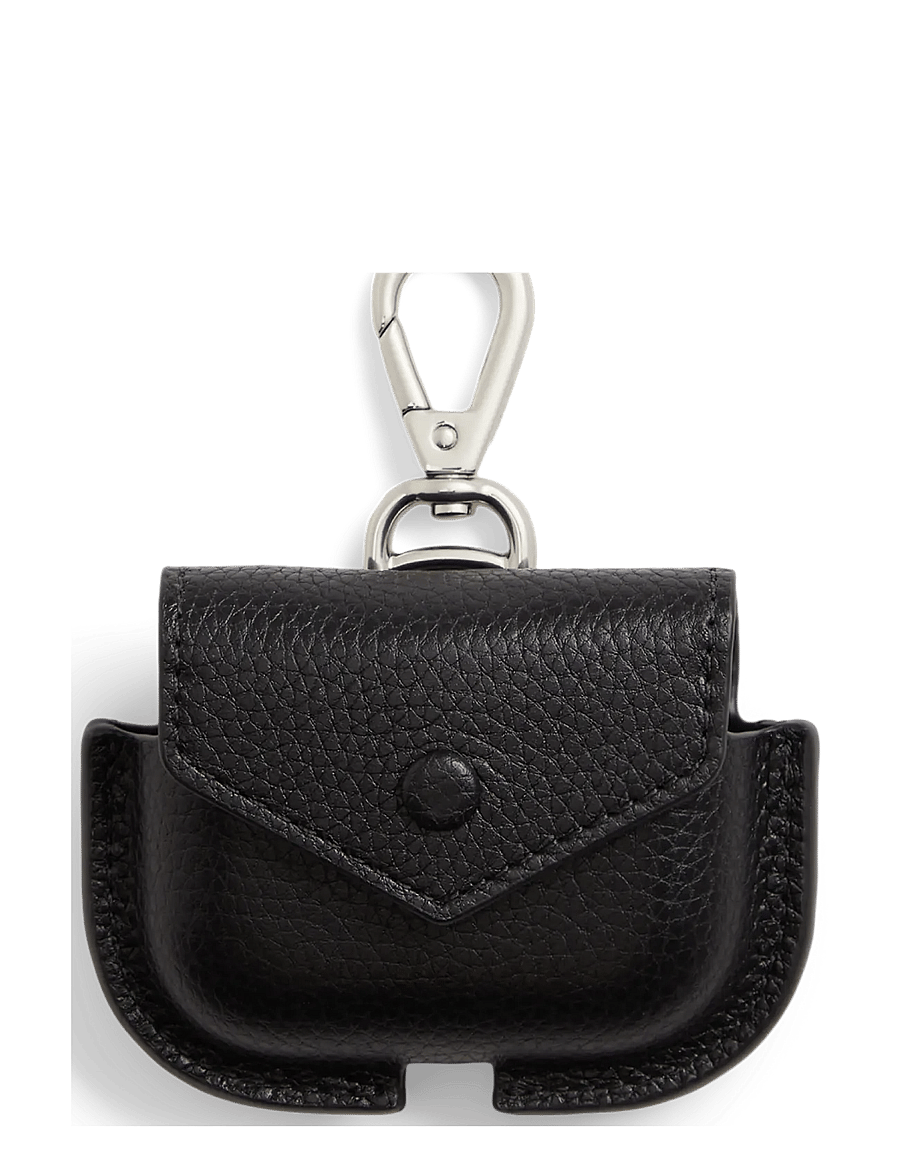 Polo Ralph Lauren - Pebbled Leather AirPods Pro 3 Case - shoppa efter tillfälle - black - 1