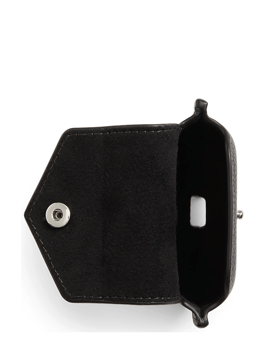 Polo Ralph Lauren - Pebbled Leather AirPods Pro 3 Case - shoppa efter tillfälle - black - 2