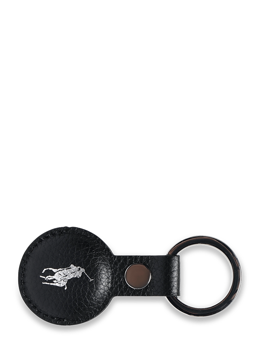 Polo Ralph Lauren - Pebbled Leather AirTag Key Fob - osta olukorra järgi - black - 0