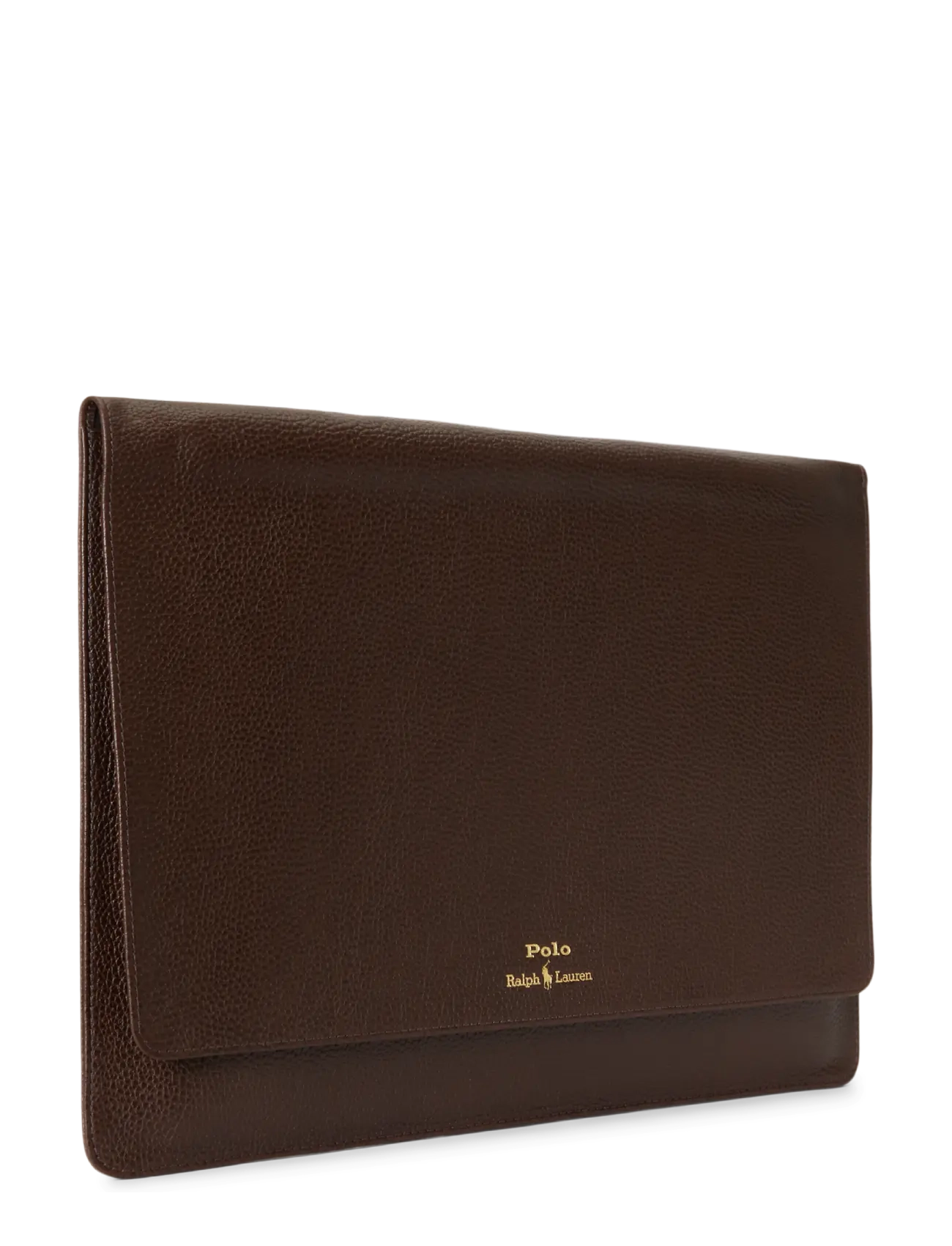 Polo Ralph Lauren - Pebbled Leather Laptop Sleeve - nach anlass kaufen - dark brown - 1
