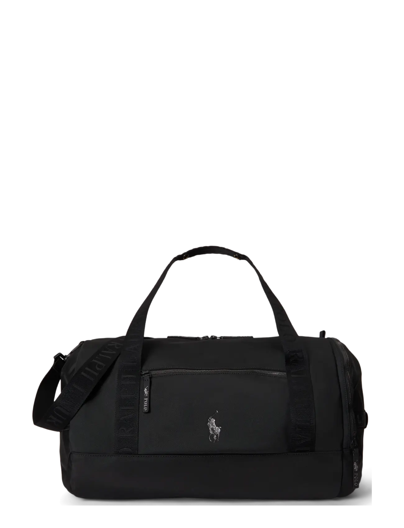 Polo Ralph Lauren Logo-Trim Duffel - Ralph Lauren - BLACK / black