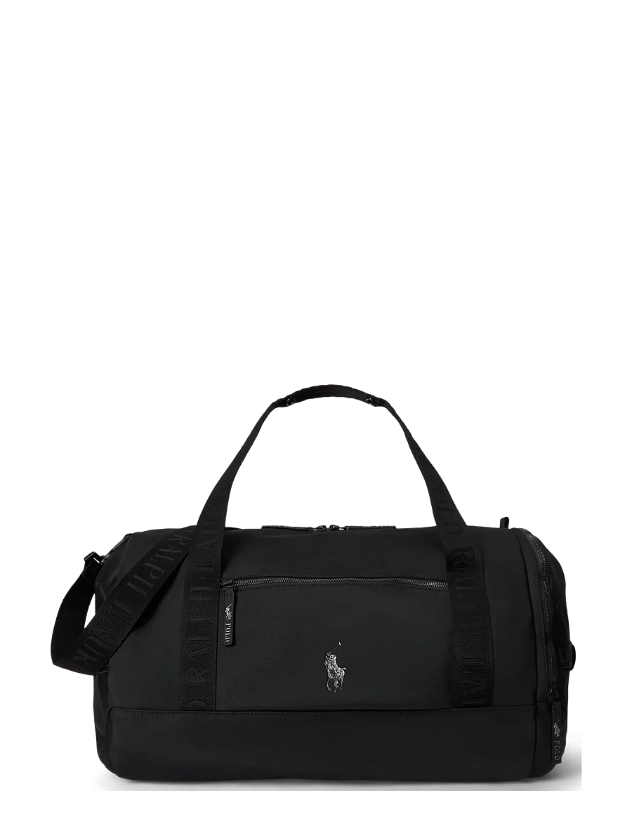 Polo Ralph Lauren - Logo-Trim Duffel - duffel bags - black - 0