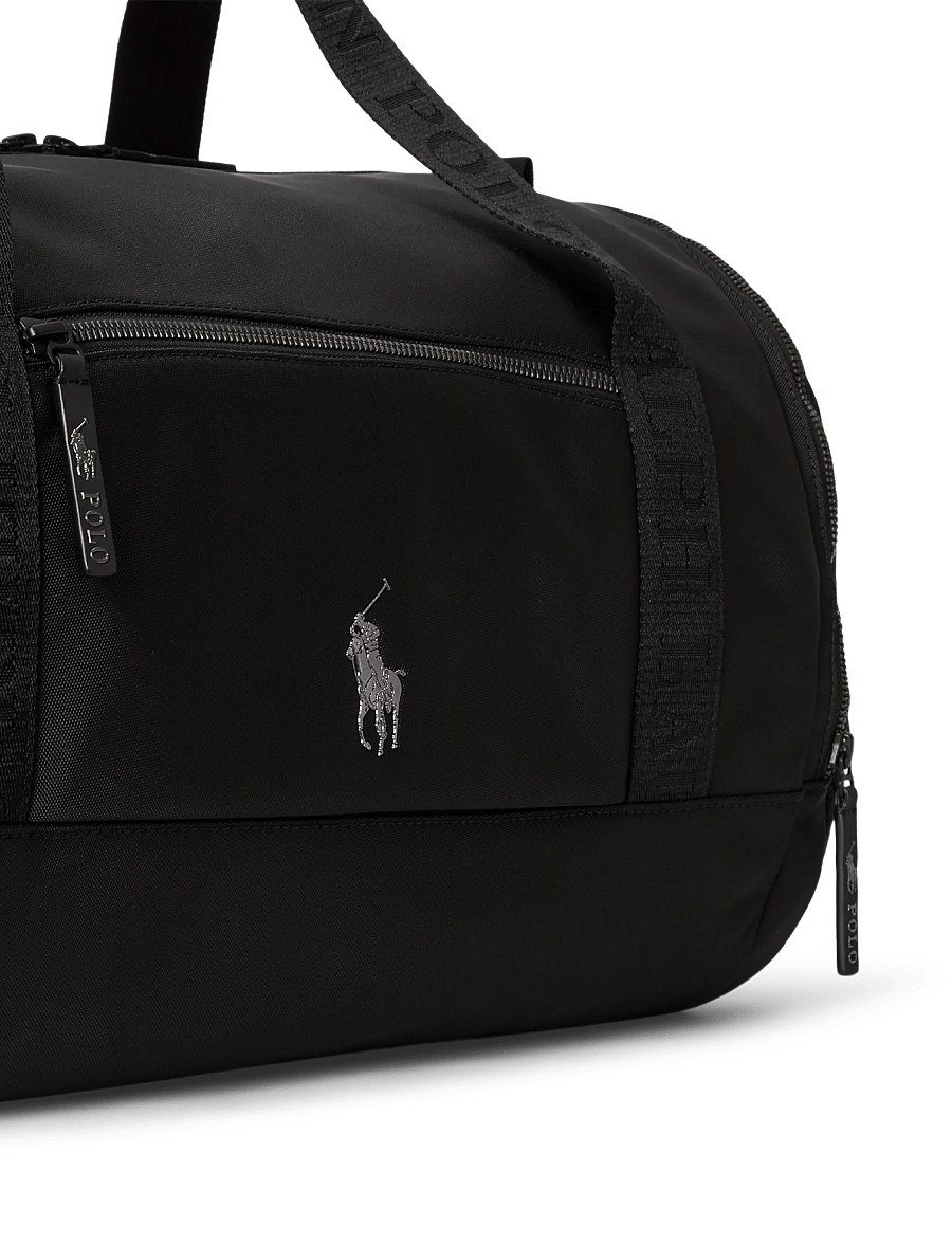 Polo Ralph Lauren - Logo-Trim Duffel - duffel bags - black - 4