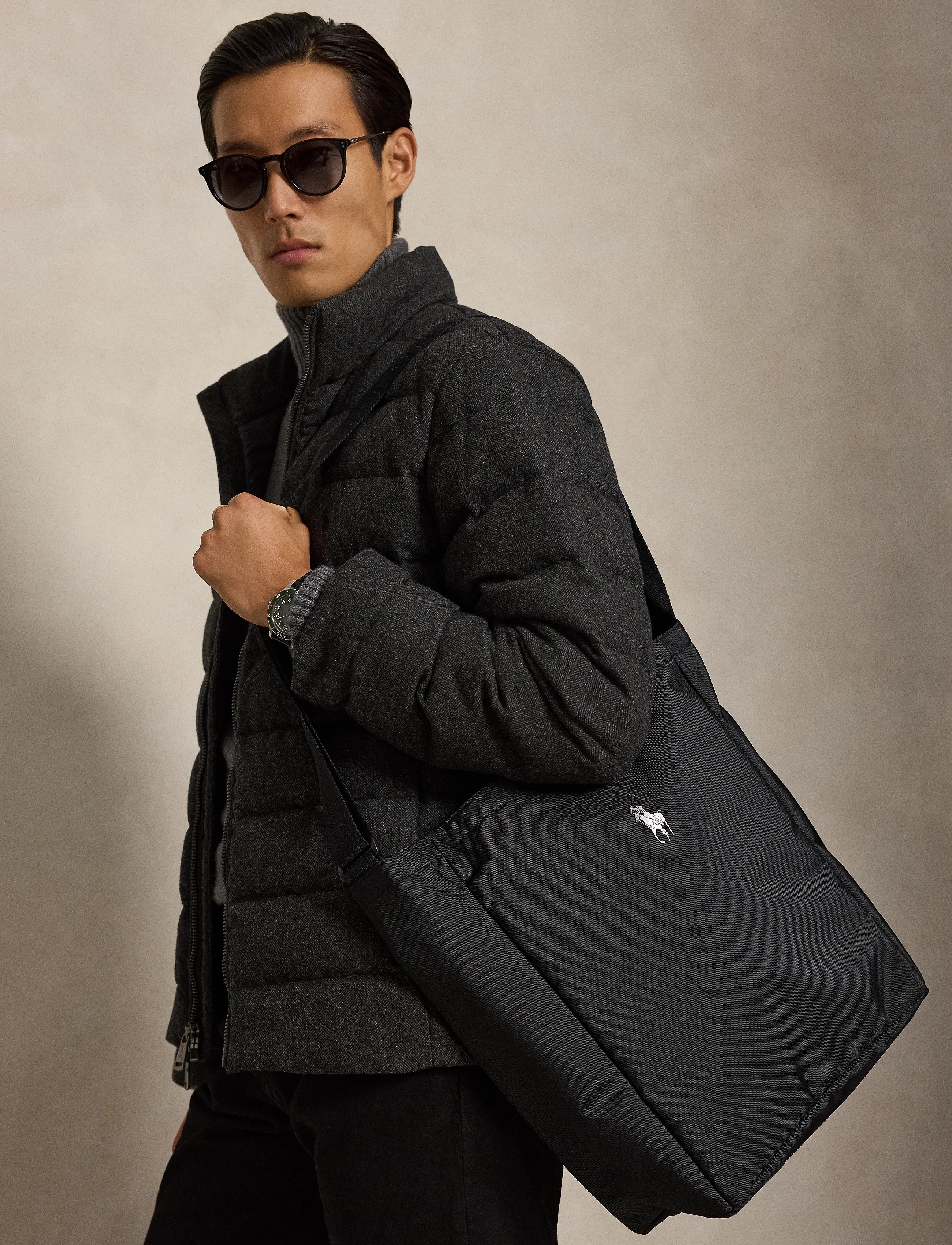 Polo Ralph Lauren - Logo-Trim Shopper Tote - shop efter anledning - black - 4