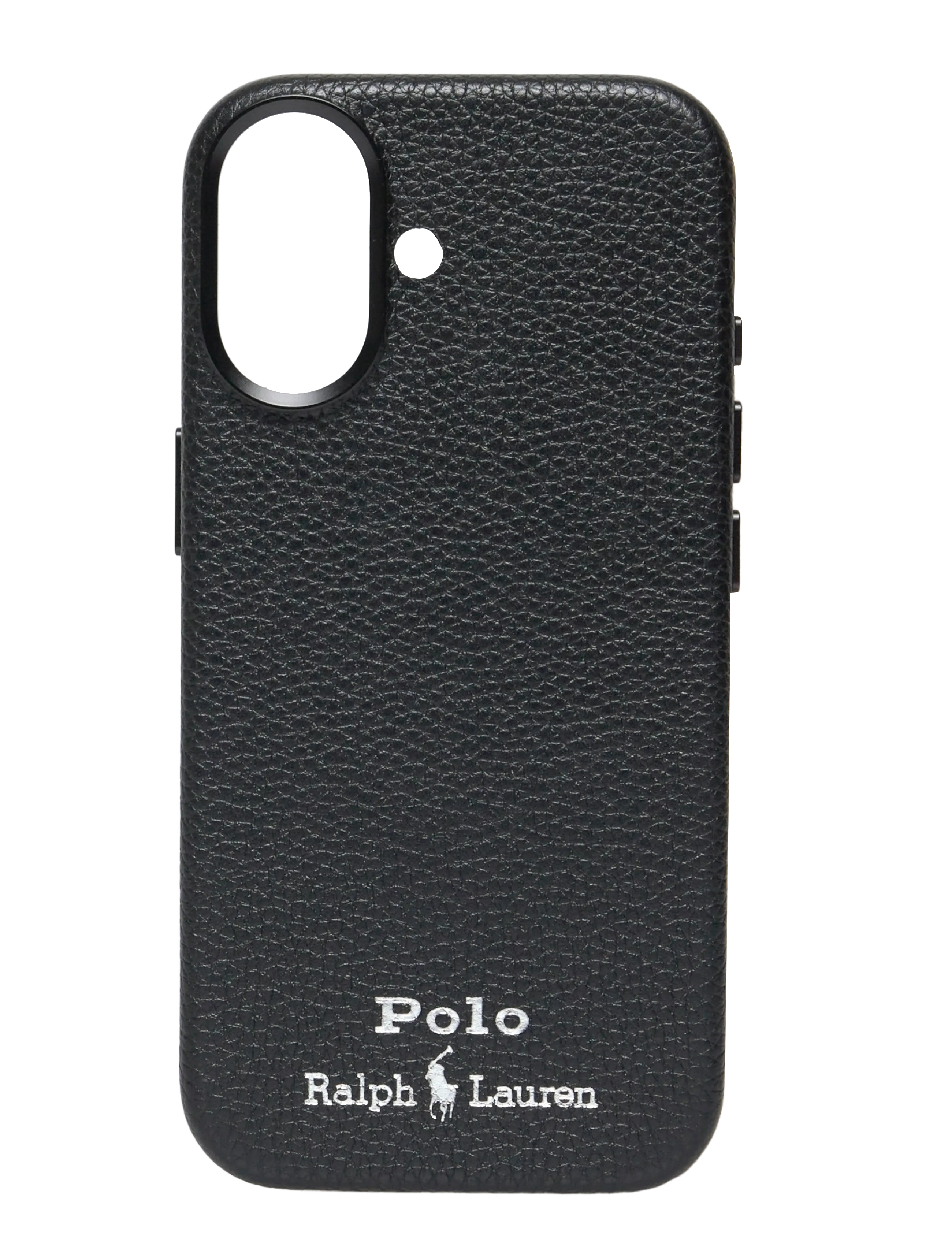 PEBBLE LEATHER-CORE IPHN17-TCC - BLACK