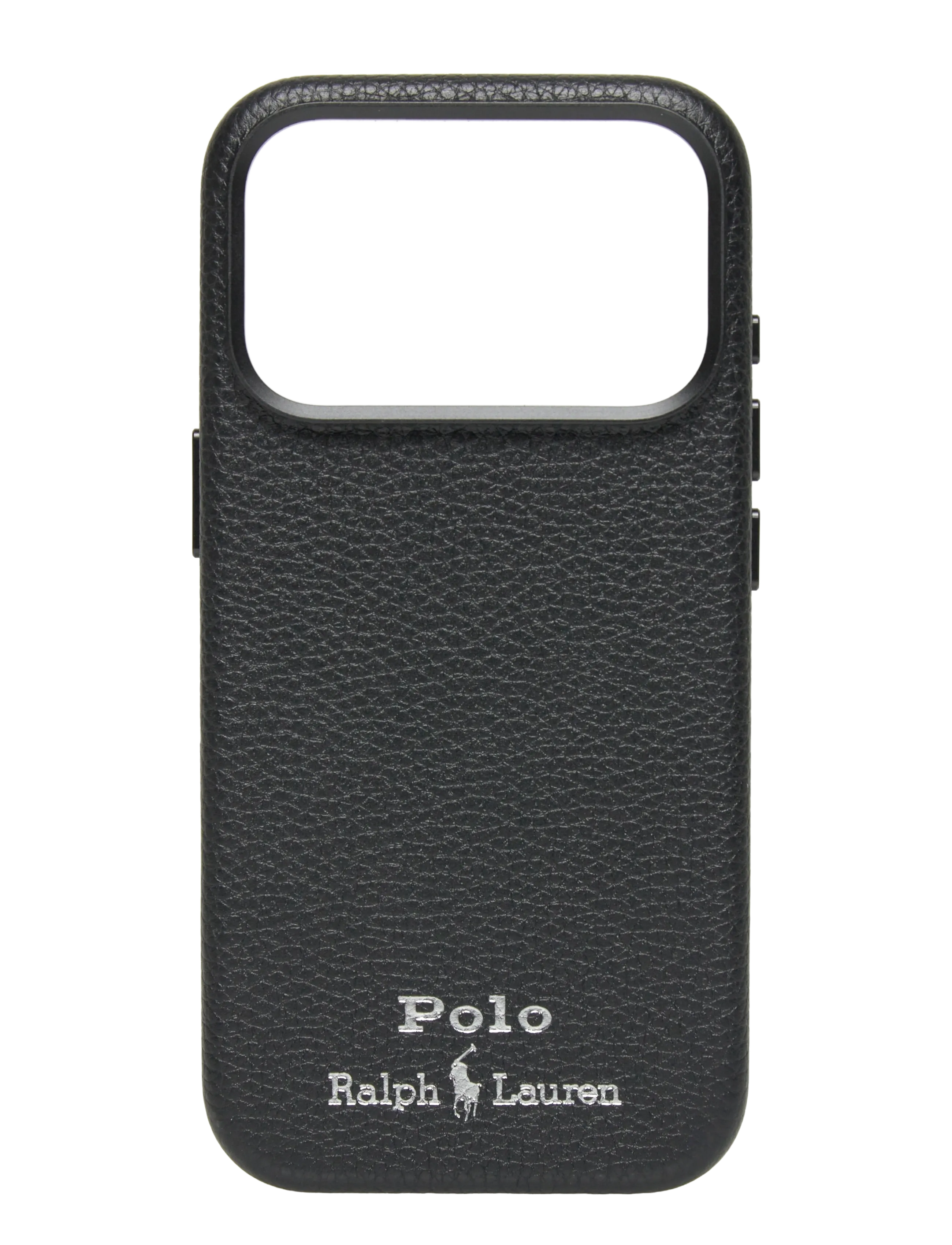 Polo Ralph Lauren Leather MagSafe iPhone 17 Pro Case - Ralph Lauren - BLACK / black