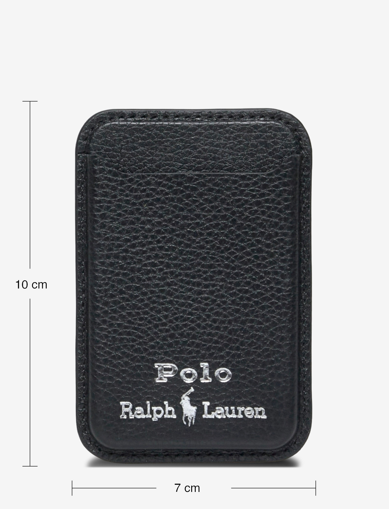 Polo Ralph Lauren - PEBBLE LEATHER-MAG CC-TCC - brieftaschen und taschen - black - 3