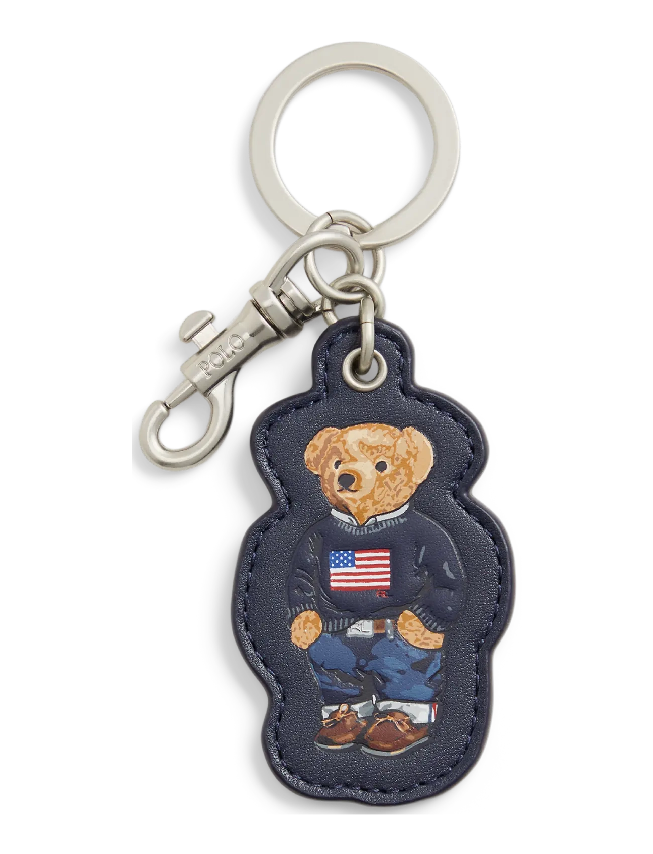 Polo Ralph Lauren Polo Bear Leather Key Fob - Laukut - NEWPORT NAVY / navy