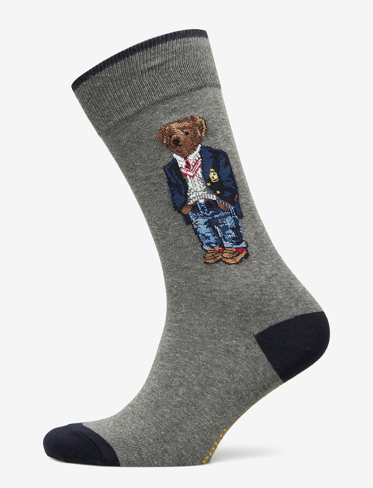 Polo Ralph Lauren - F19 BEARS-CREW-SINGLE - foster grey h/ cr - 0