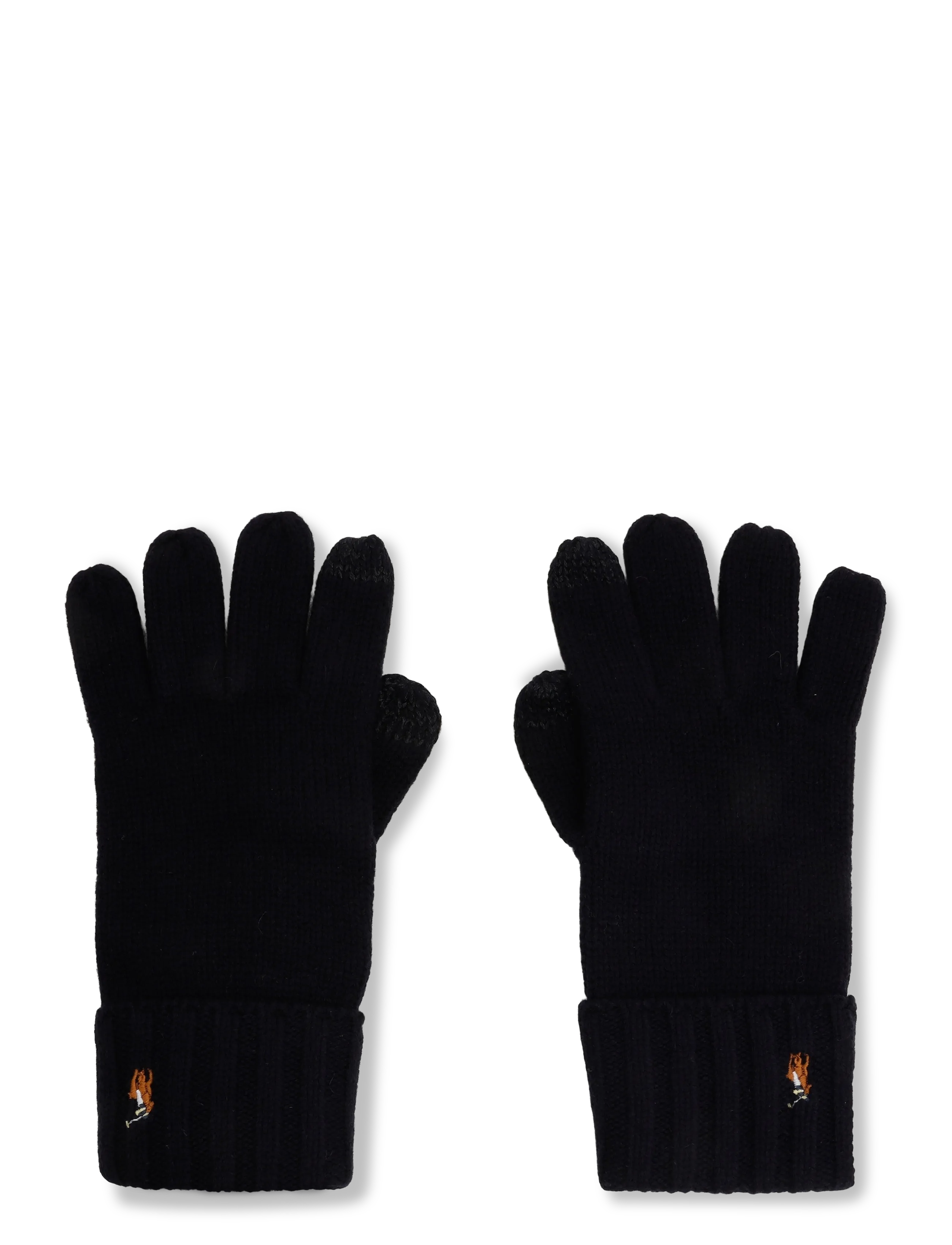 Polo Ralph Lauren MERINO WOOL-SIGNATURE-GLV - Nach Anlass kaufen - HUNTER NAVY / black